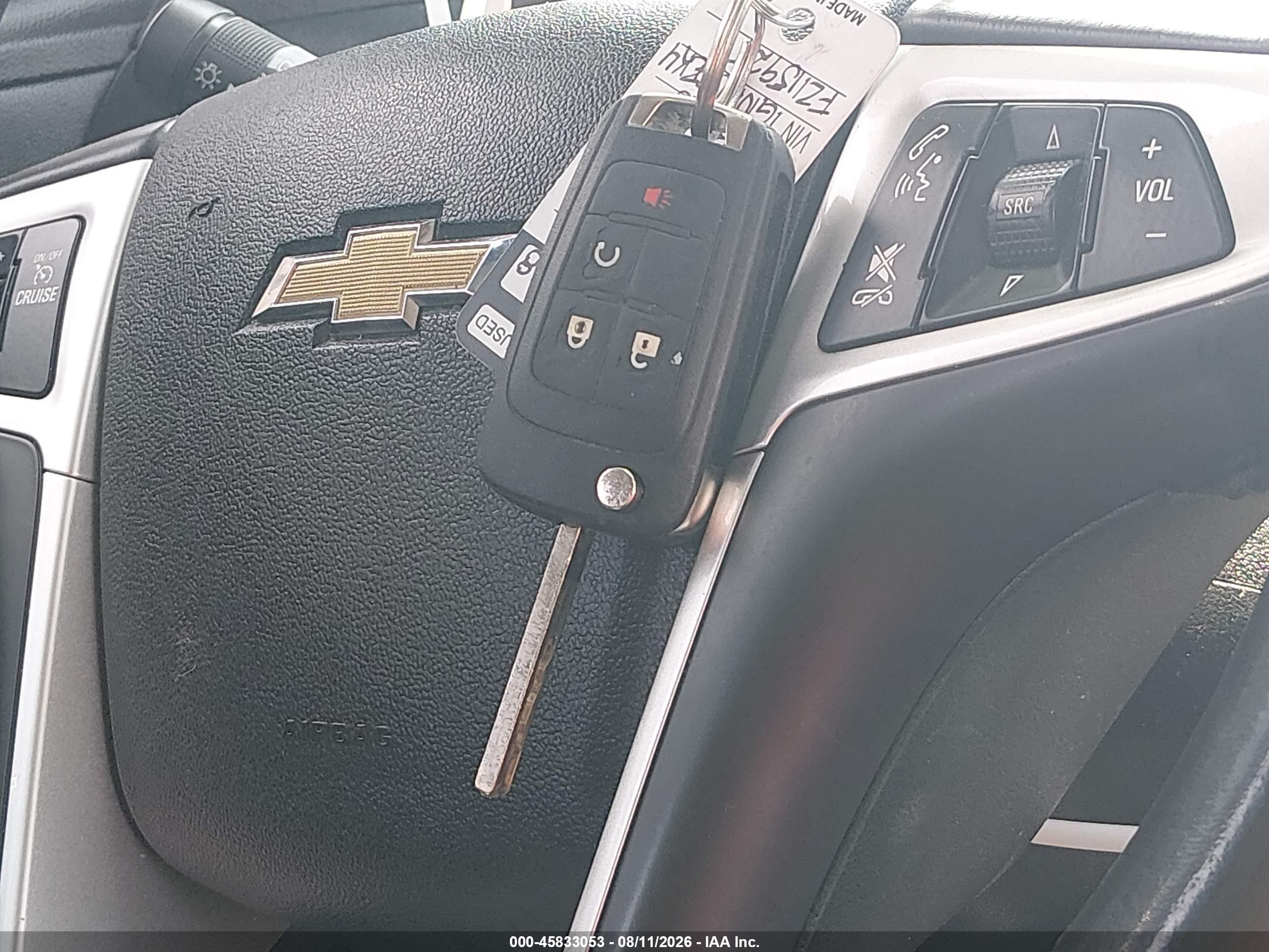 2015 Chevrolet Equinox Lt White vin: 1GNALBEK4FZ115925