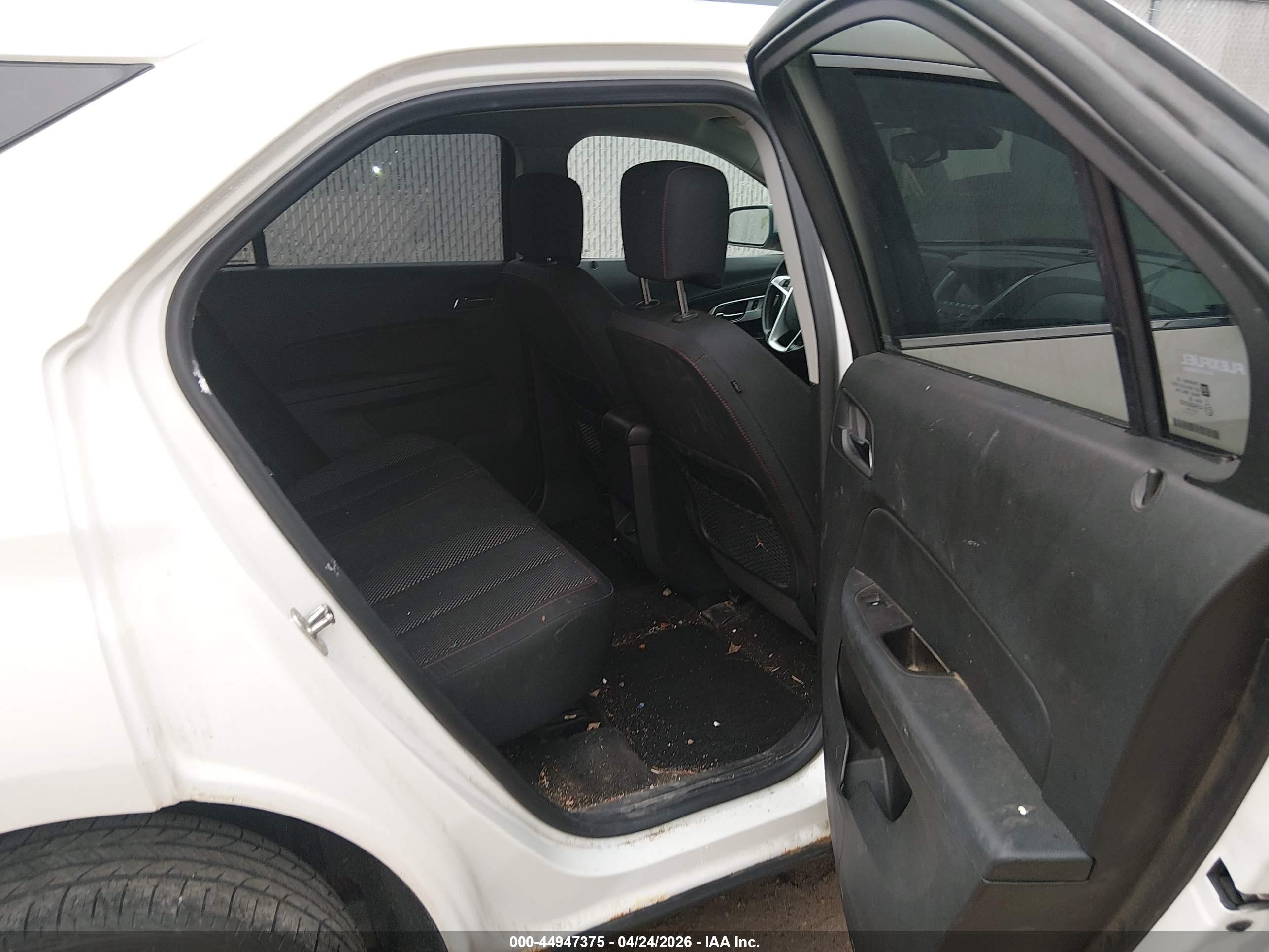 2015 Chevrolet Equinox 1lt White vin: 1GNALBEK4FZ140470