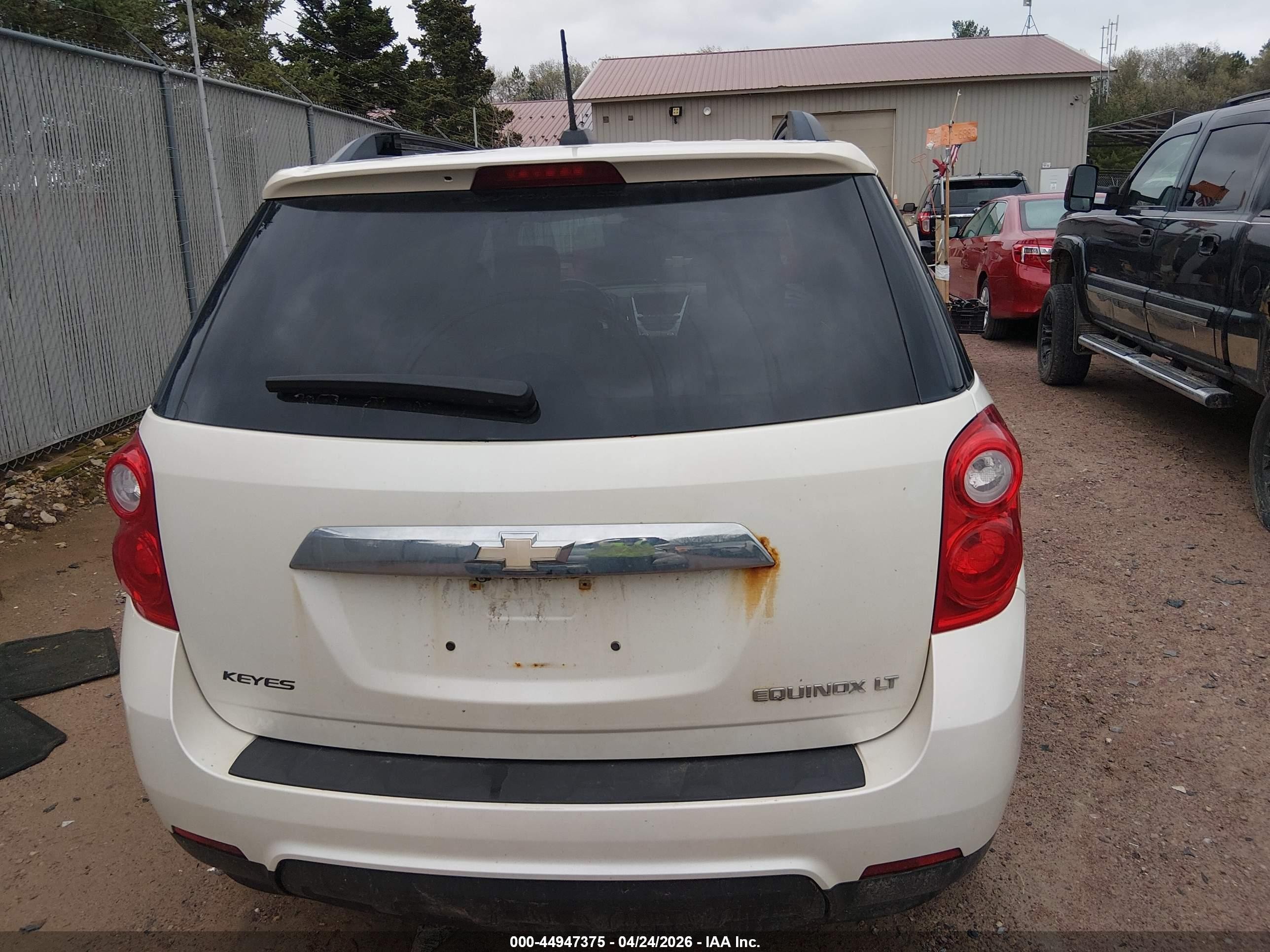 2015 Chevrolet Equinox 1lt White vin: 1GNALBEK4FZ140470