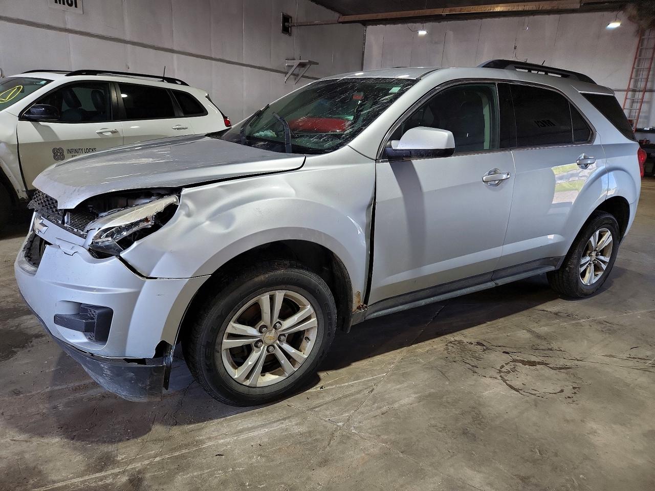 2015 Chevrolet Equinox Lt Silver vin: 1GNALBEK4FZ141814