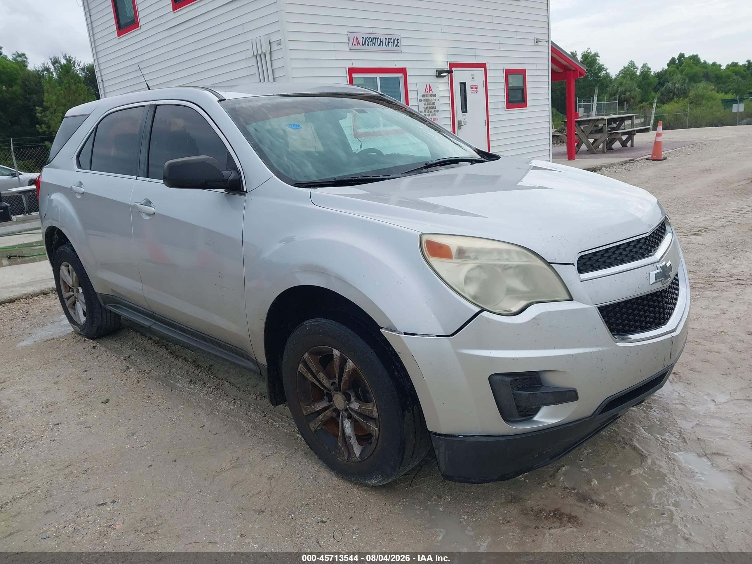 2013 Chevrolet Equinox Ls Gray vin: 1GNALBEK5DZ115316