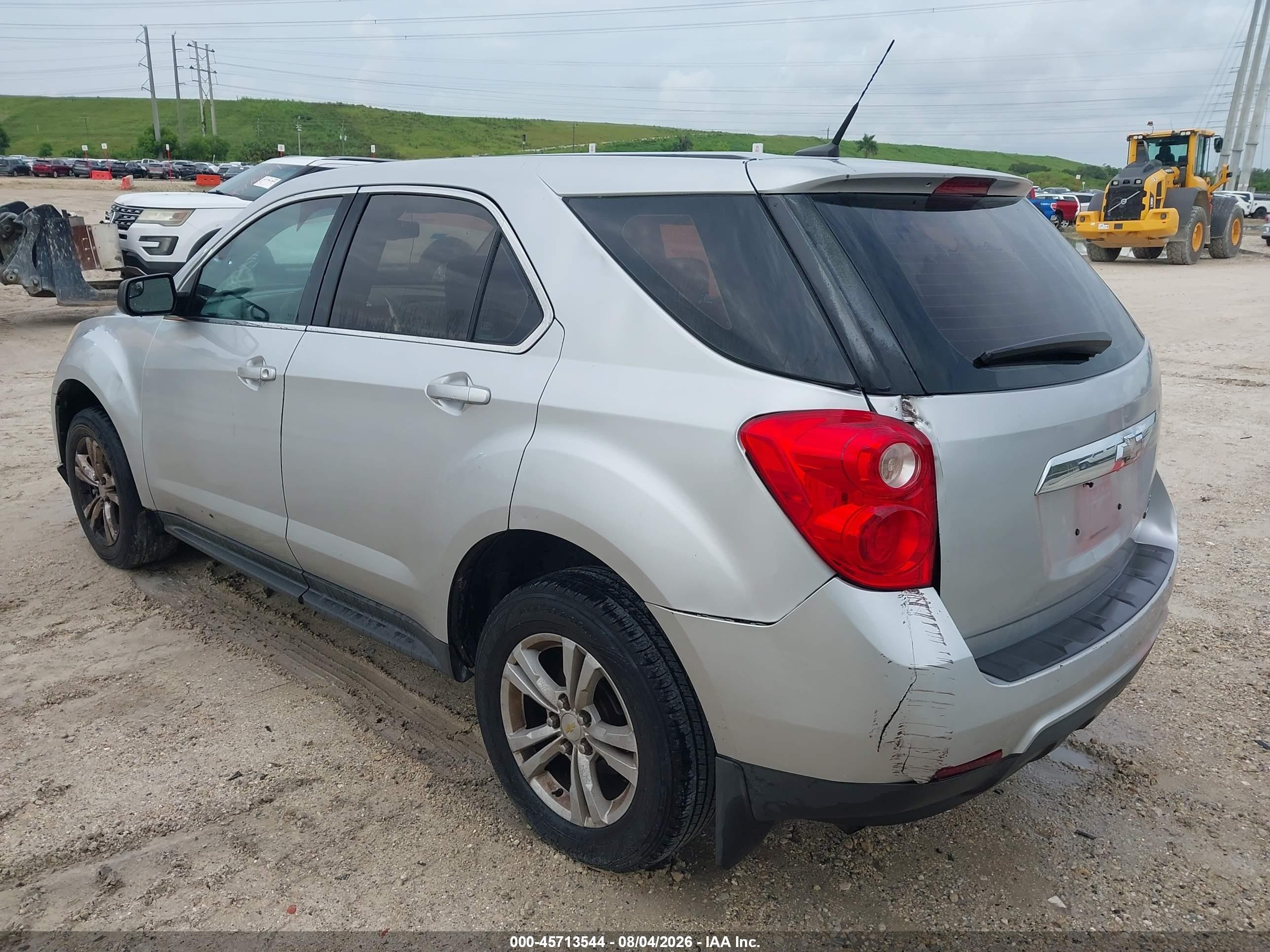 2013 Chevrolet Equinox Ls Серый vin: 1GNALBEK5DZ115316