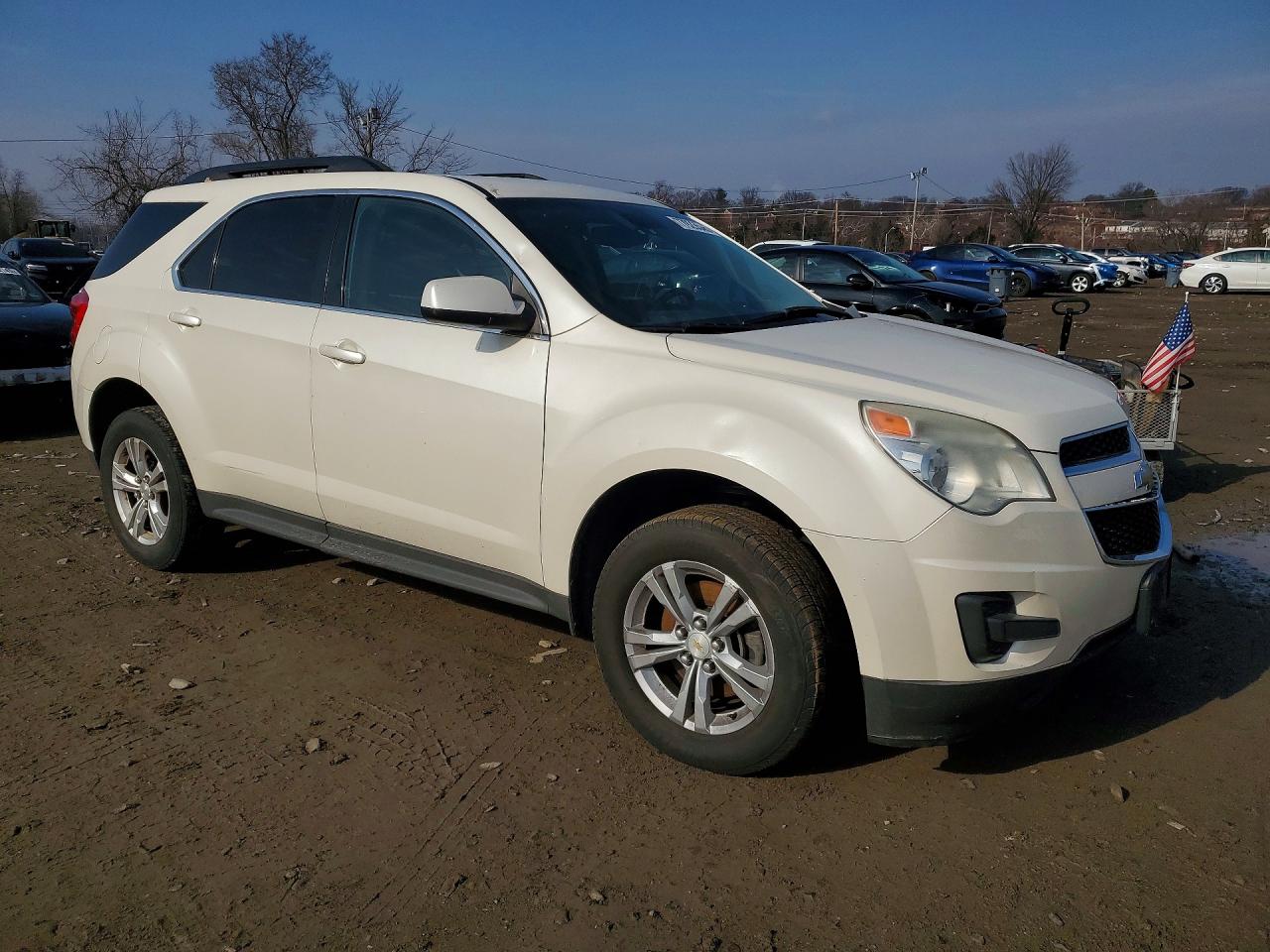 2014 Chevrolet Equinox Lt Белый vin: 1GNALBEK5EZ129380