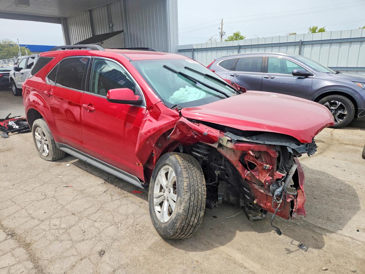 2015 Chevrolet Equinox Lt Burgundy vin: 1GNALBEK5FZ126836