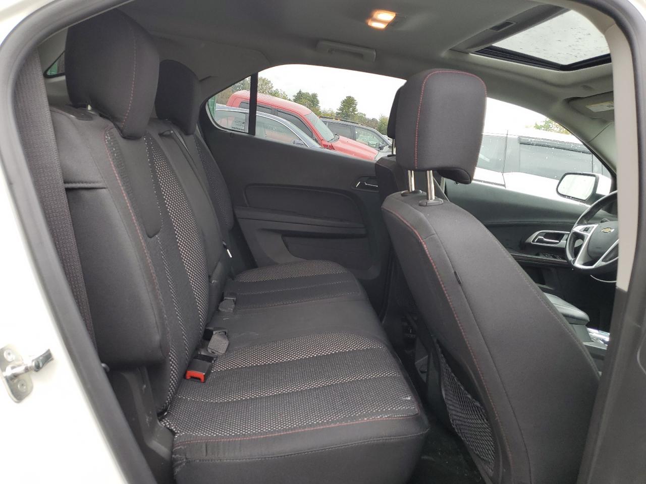 2015 Chevrolet Equinox Lt White vin: 1GNALBEK5FZ140395