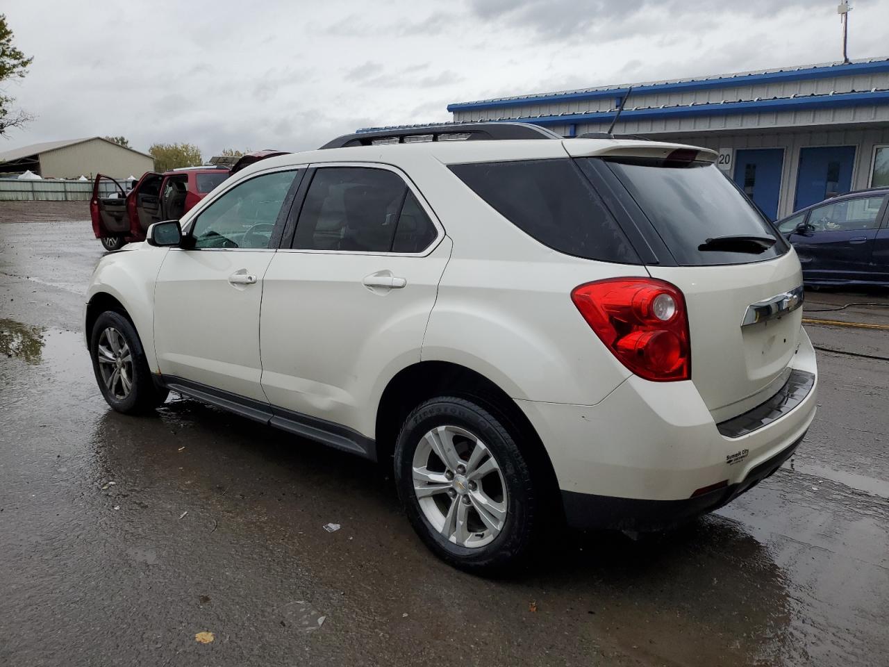 2015 Chevrolet Equinox Lt White vin: 1GNALBEK5FZ140395