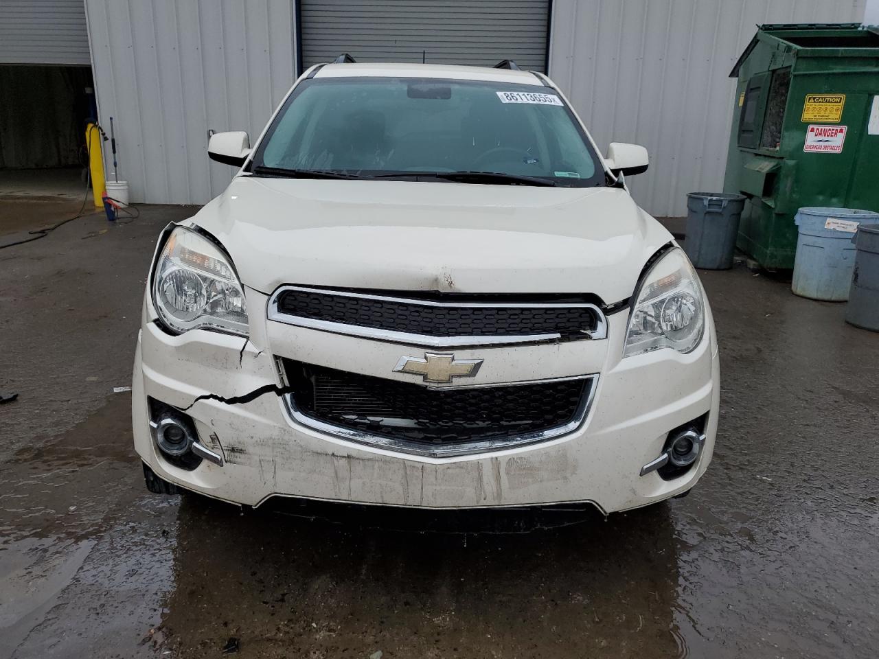2015 Chevrolet Equinox Lt White vin: 1GNALBEK5FZ140395