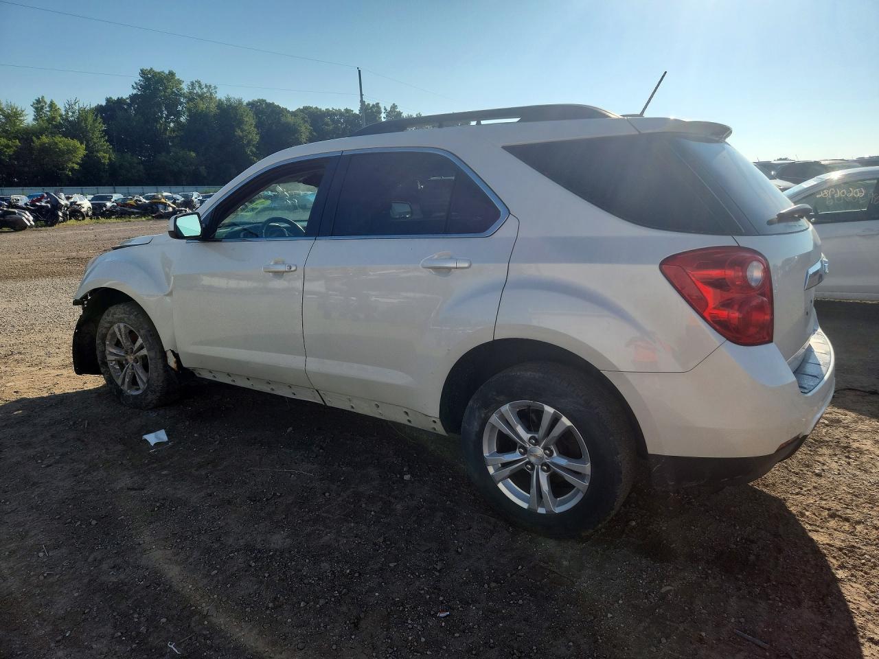2015 Chevrolet Equinox Lt White vin: 1GNALBEK5FZ144656