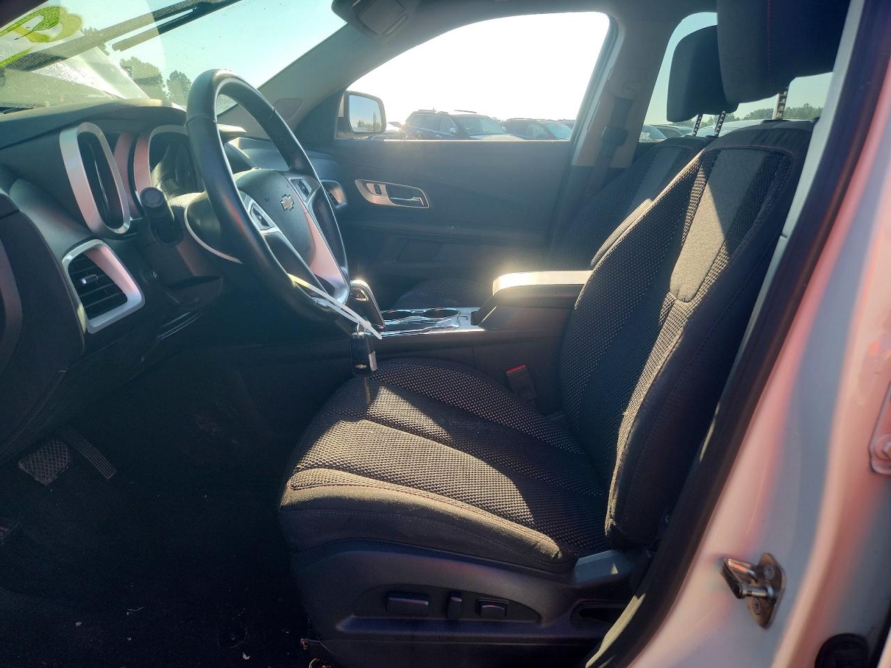 2015 Chevrolet Equinox Lt White vin: 1GNALBEK5FZ144656