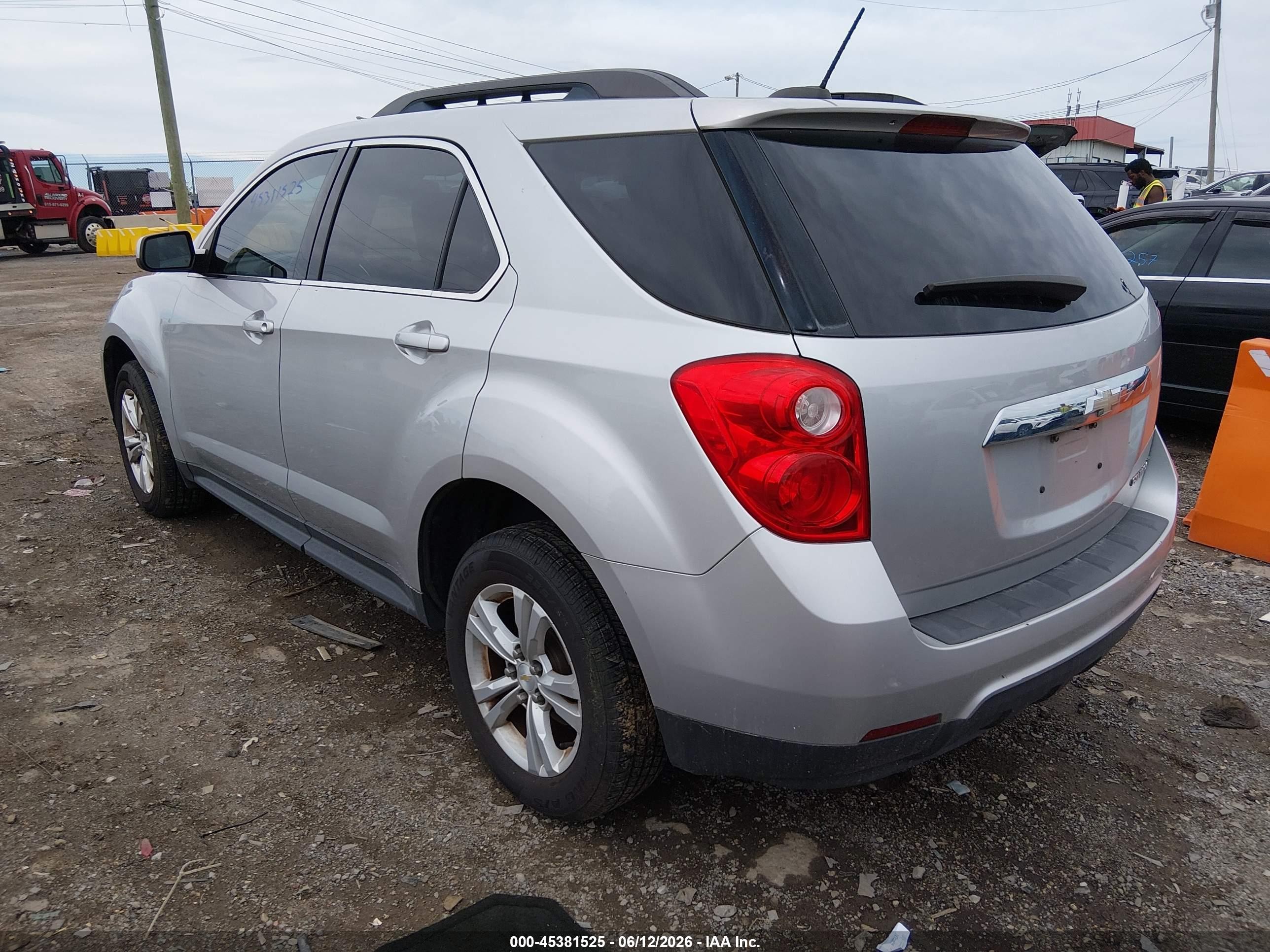 2015 Chevrolet Equinox Lt Silver vin: 1GNALBEK5FZ145290