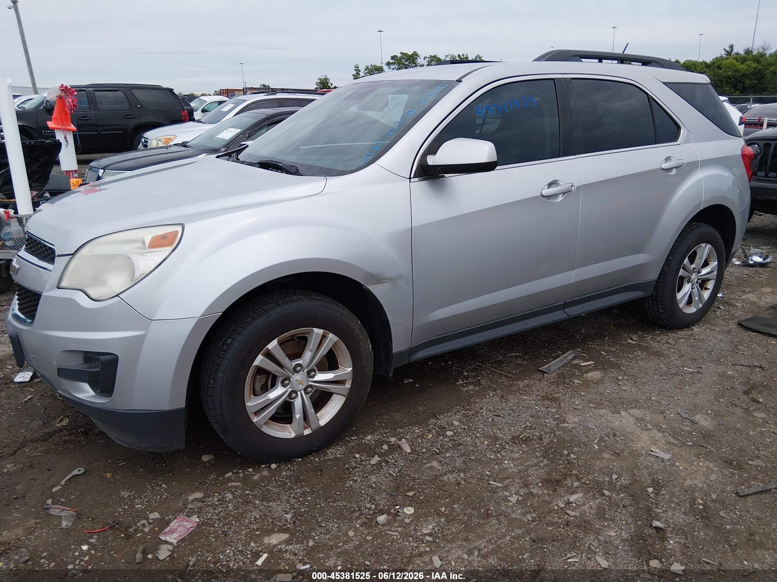 2015 Chevrolet Equinox Lt Silver vin: 1GNALBEK5FZ145290
