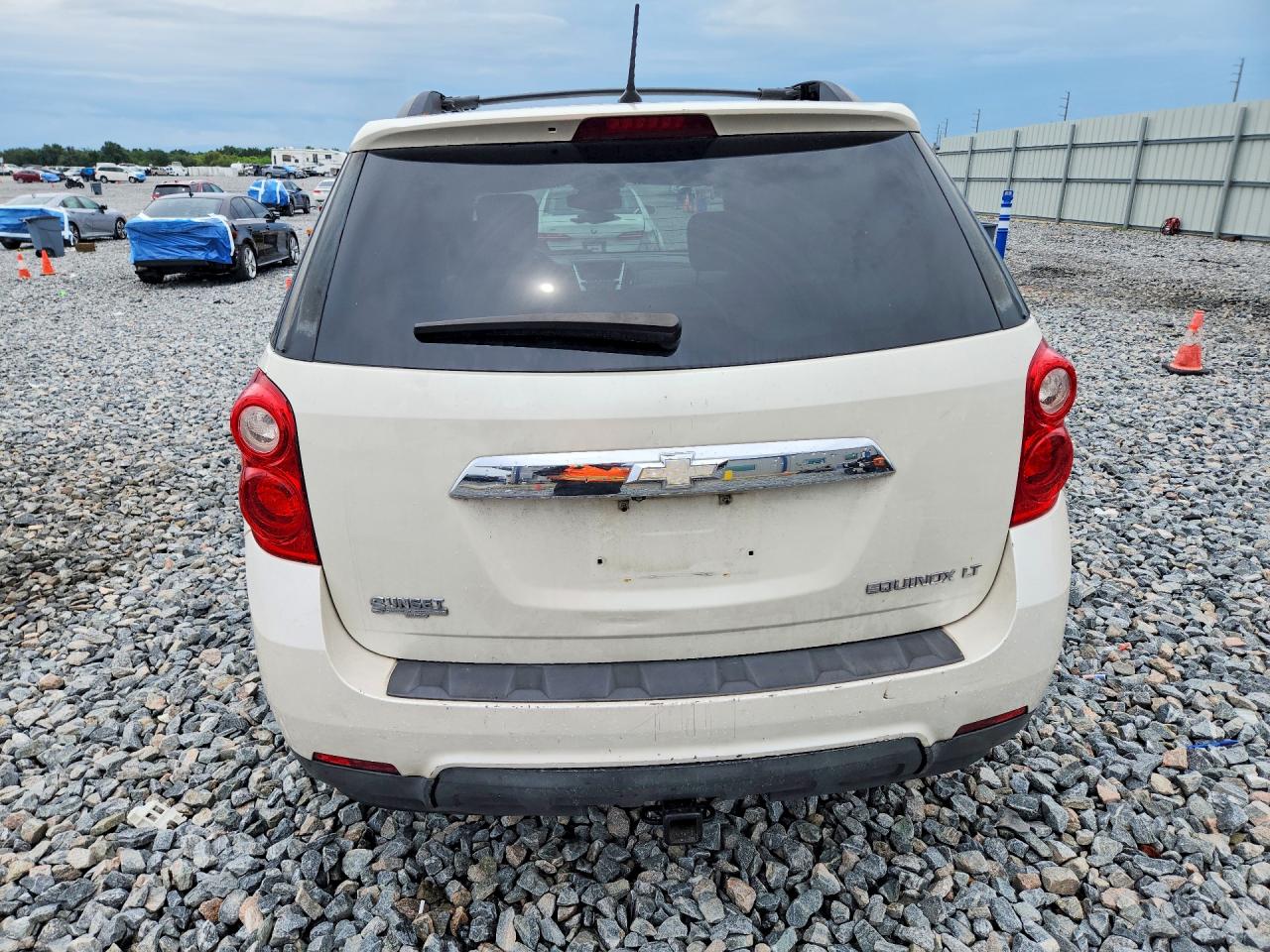 2014 Chevrolet Equinox Lt White vin: 1GNALBEK6EZ103662