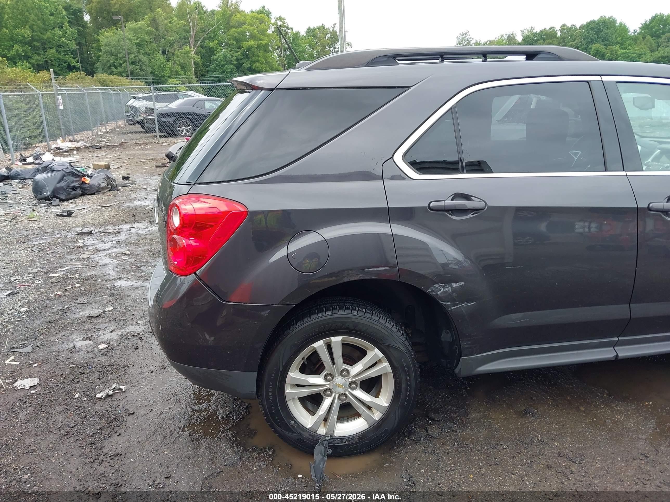 2015 Chevrolet Equinox 1lt Black vin: 1GNALBEK6FZ106742