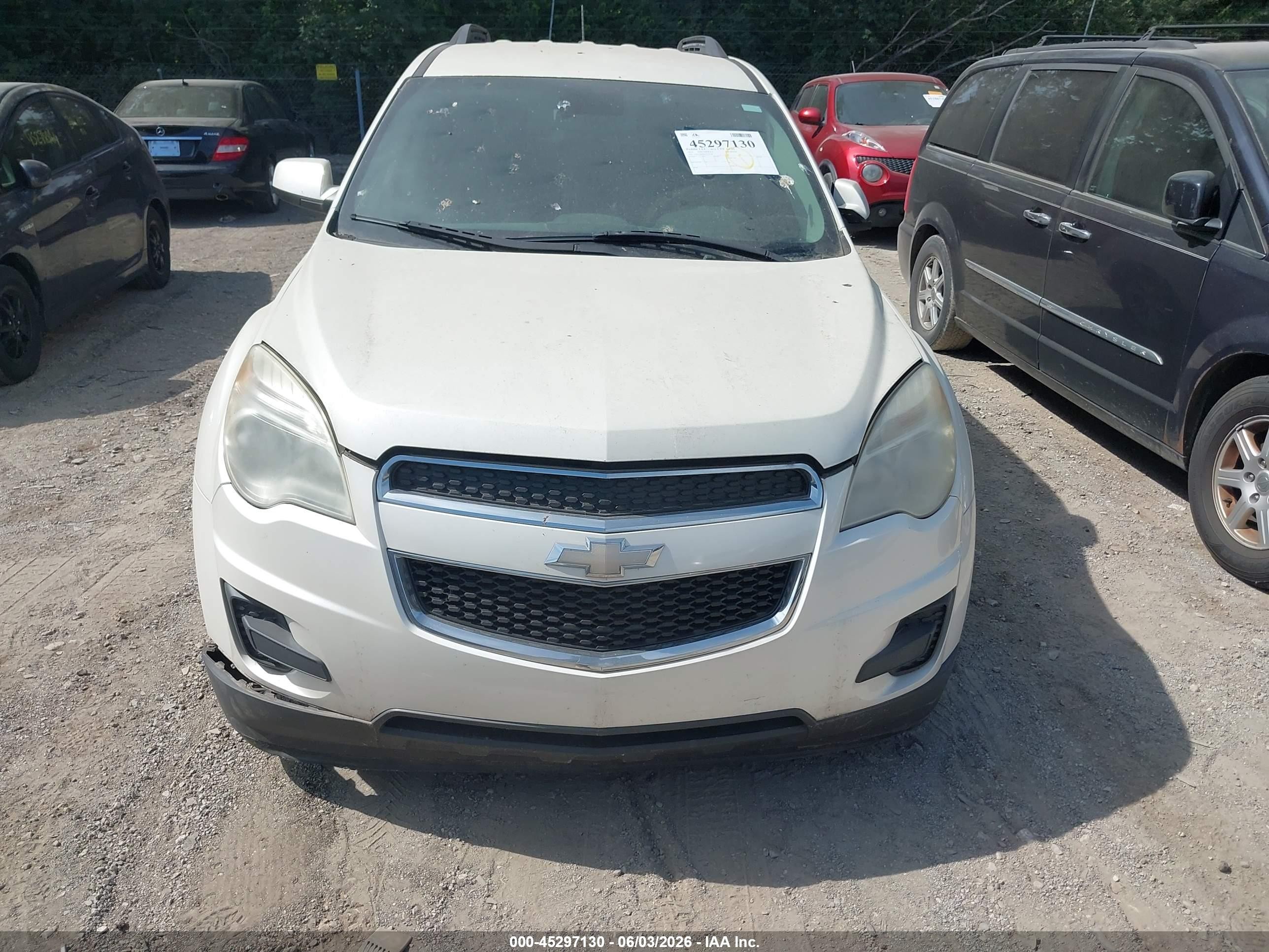 2015 Chevrolet Equinox 1lt Белый vin: 1GNALBEK6FZ124190