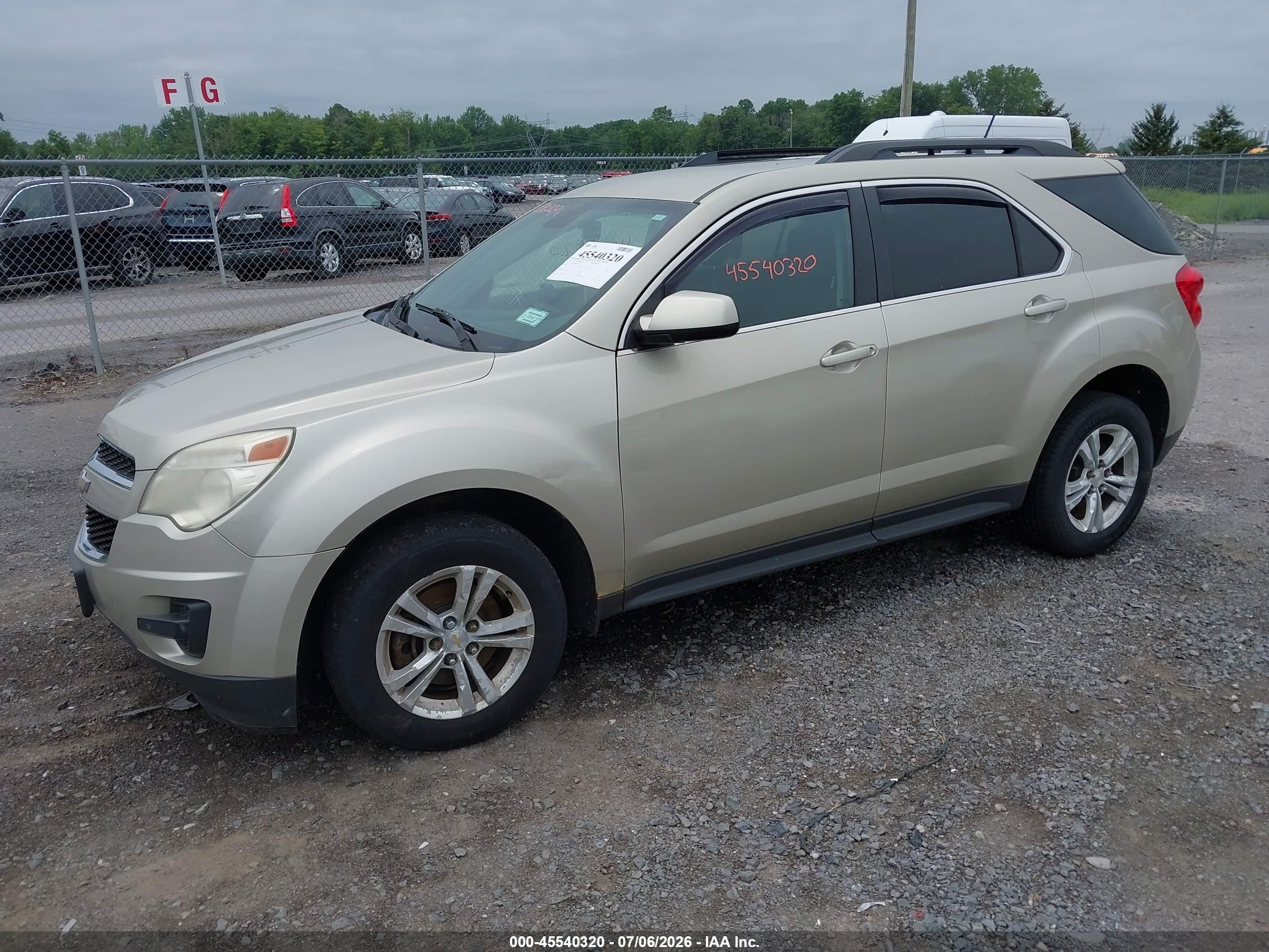 2015 Chevrolet Equinox Lt Gold vin: 1GNALBEK6FZ136971
