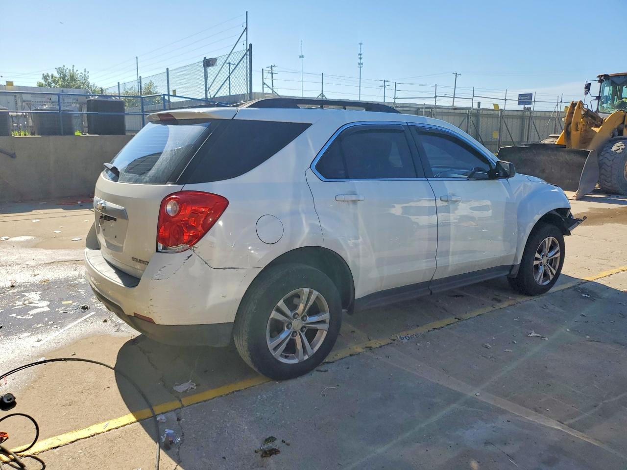 2013 Chevrolet Equinox Ls White vin: 1GNALBEK7DZ118234