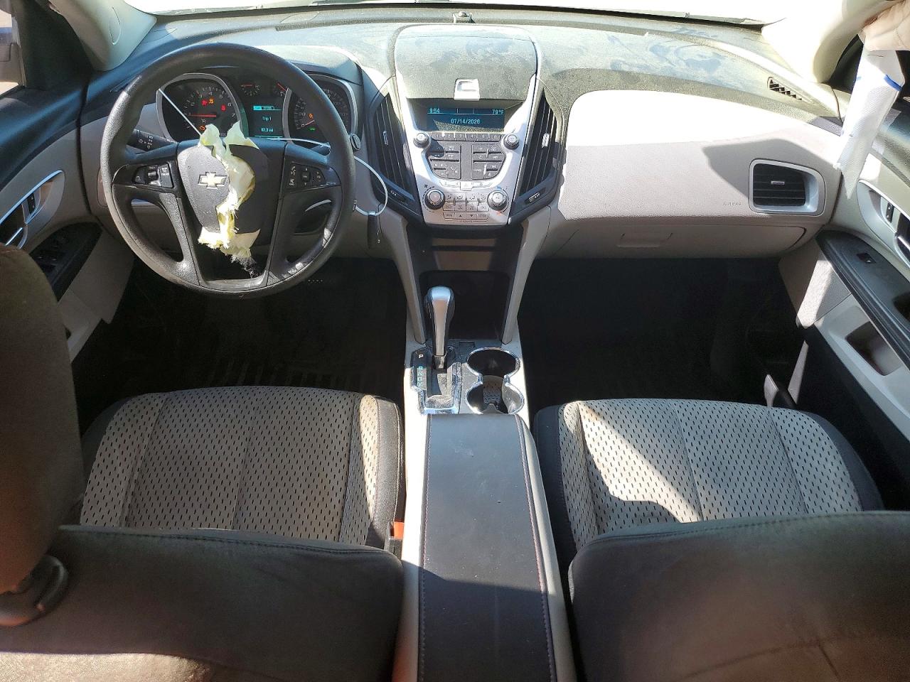 2013 Chevrolet Equinox Ls White vin: 1GNALBEK7DZ118234
