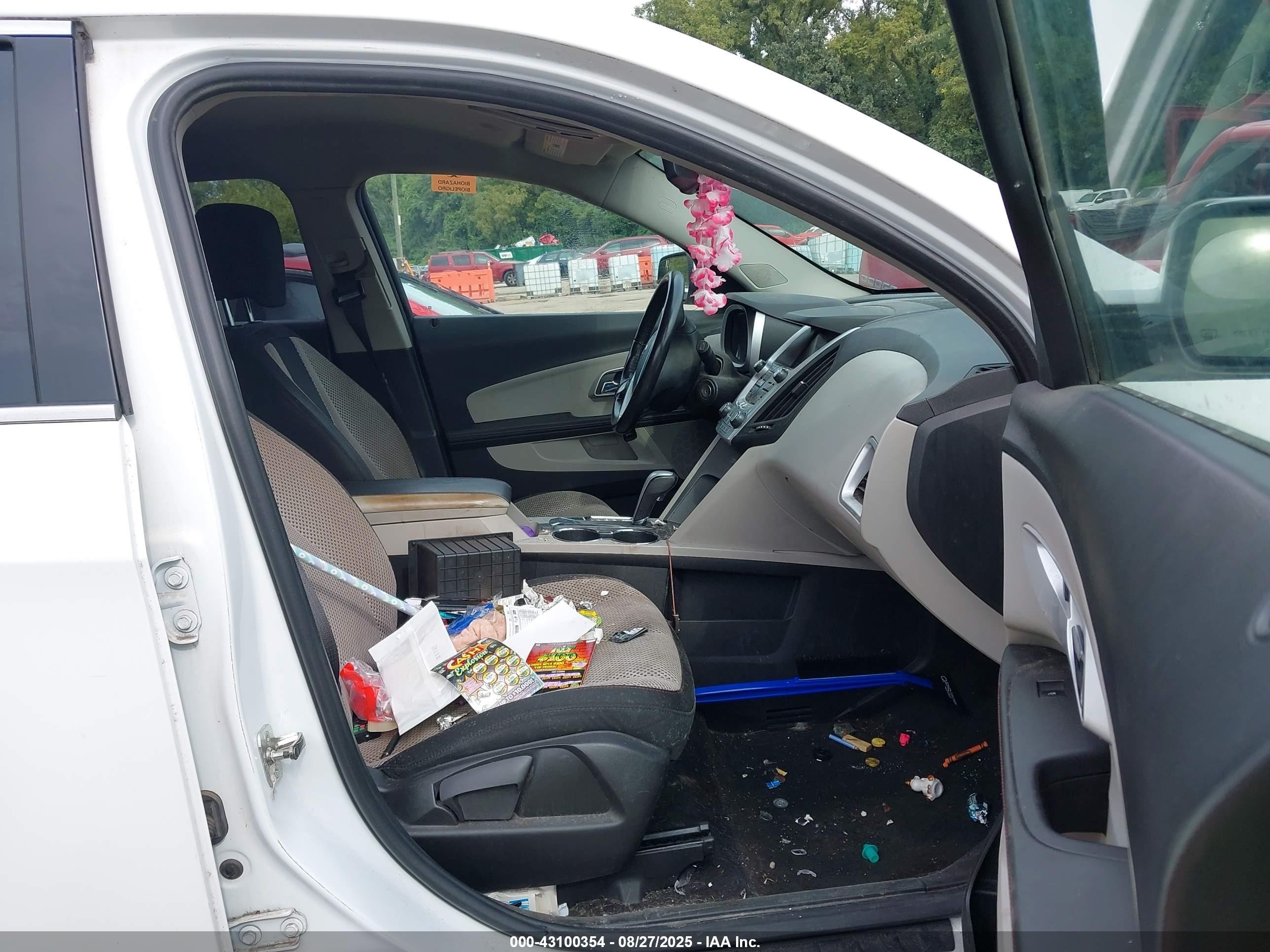 2014 Chevrolet Equinox 1lt White vin: 1GNALBEK7EZ109681