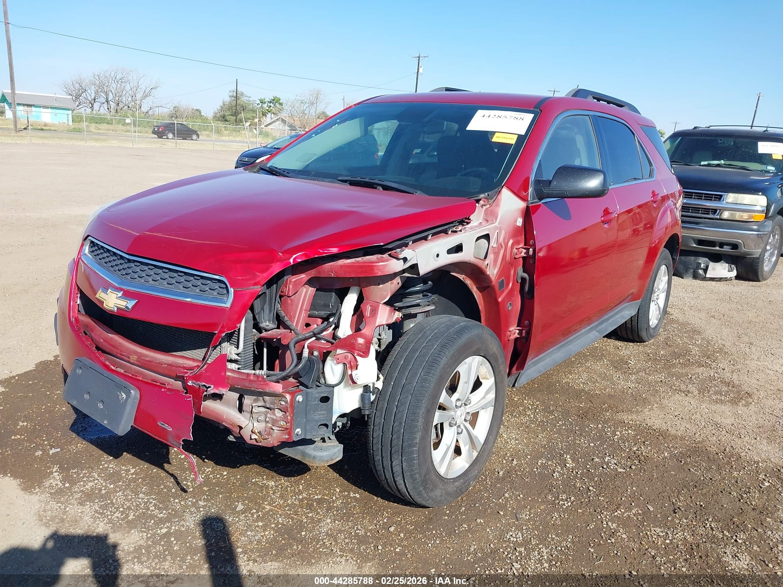 2014 Chevrolet Equinox 1lt Red vin: 1GNALBEK7EZ123628
