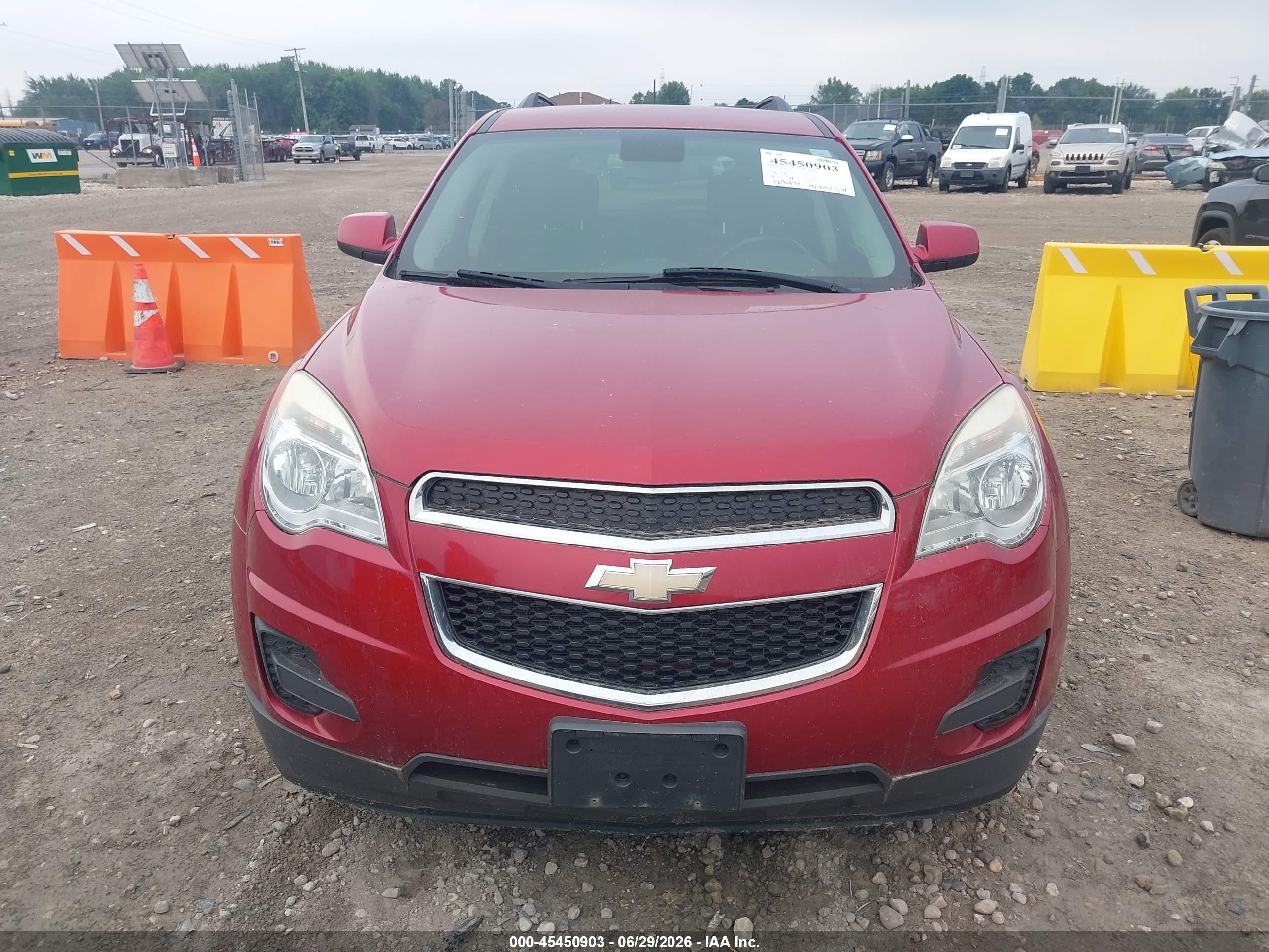 2014 Chevrolet Equinox Lt Red vin: 1GNALBEK7EZ124004