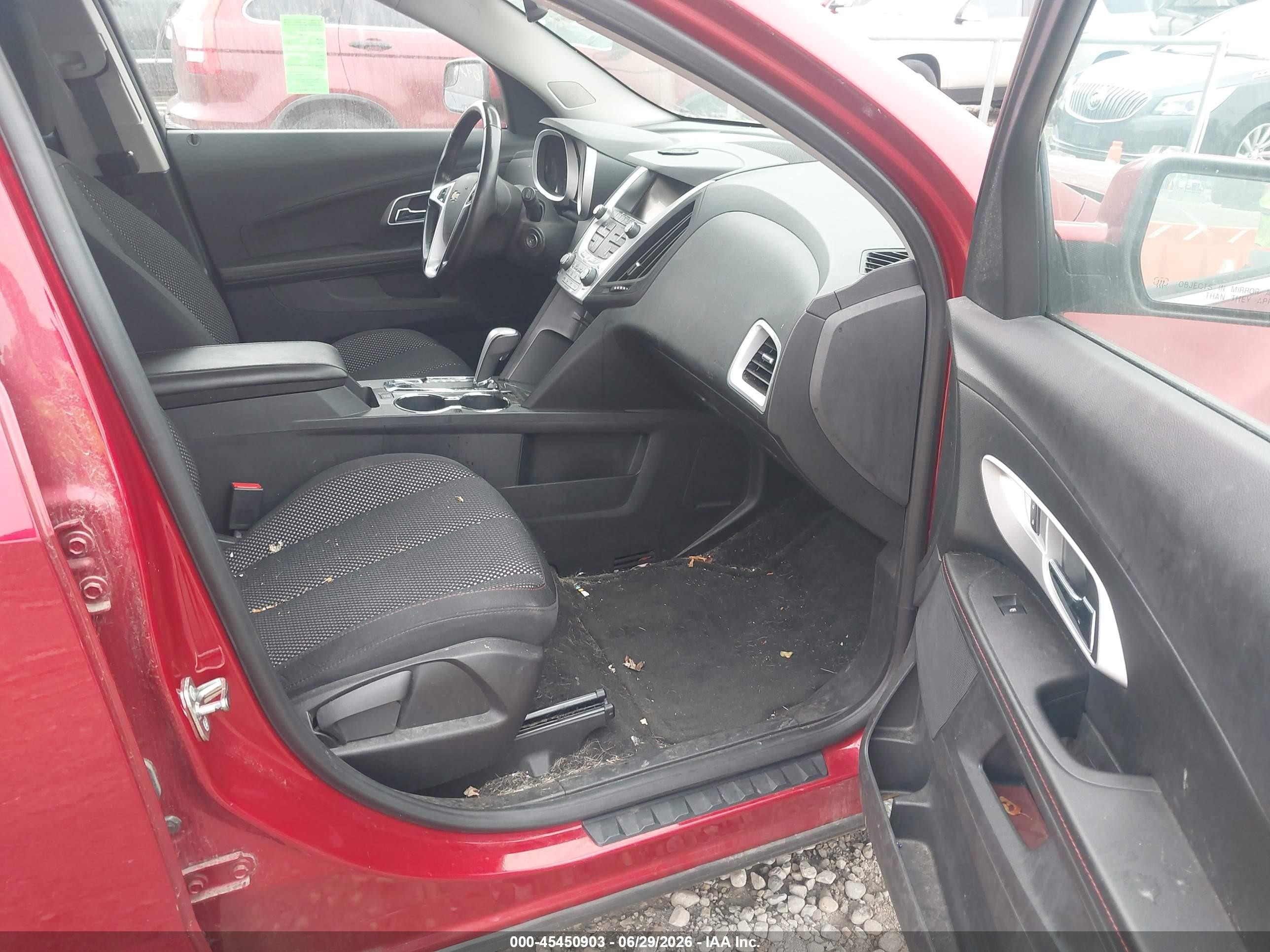 2014 Chevrolet Equinox Lt Red vin: 1GNALBEK7EZ124004