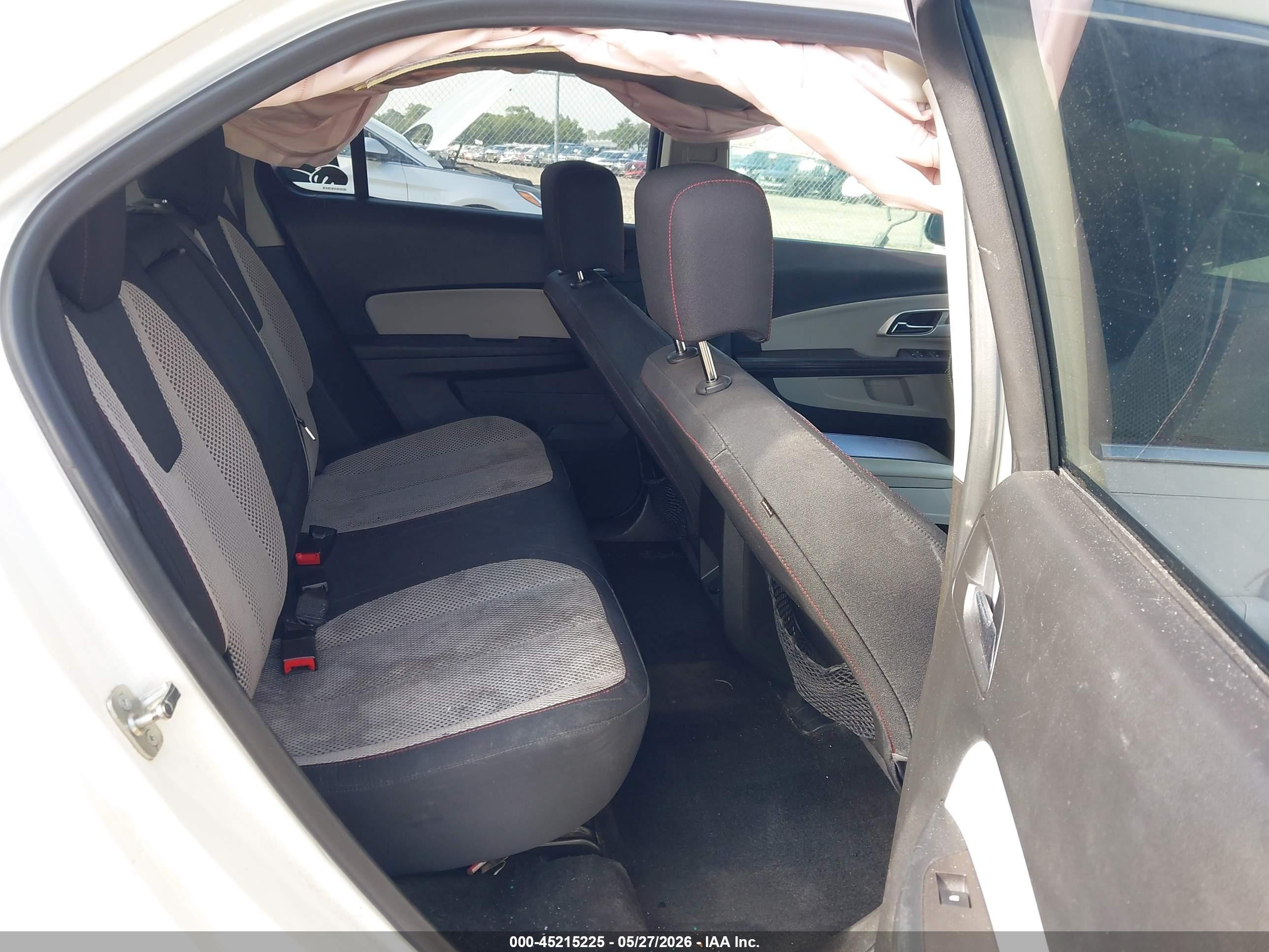 2015 Chevrolet Equinox 1lt White vin: 1GNALBEK7FZ127485