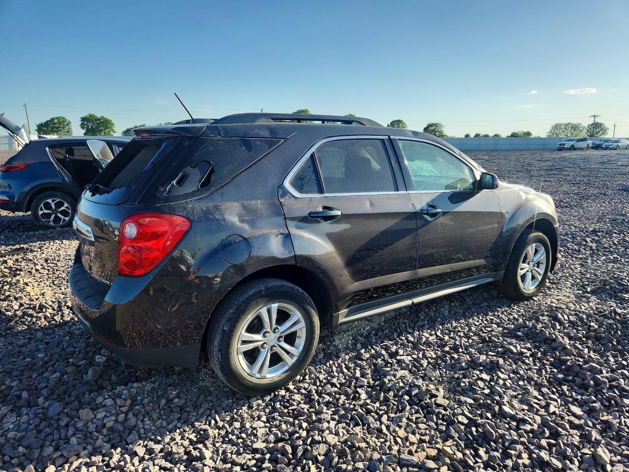 2015 Chevrolet Equinox Lt Gray vin: 1GNALBEK7FZ143041