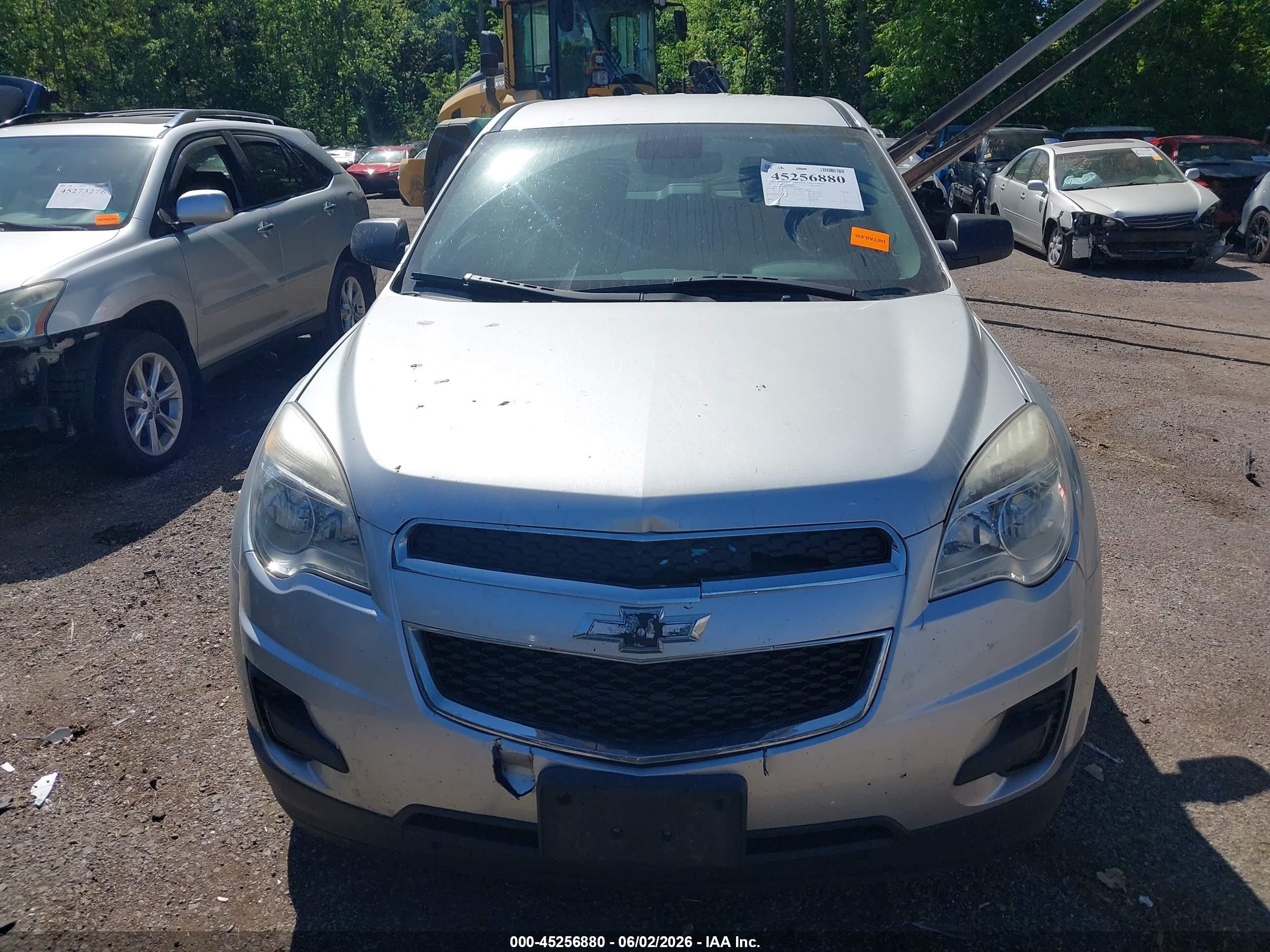 2013 Chevrolet Equinox Ls Silver vin: 1GNALBEK8DZ106478