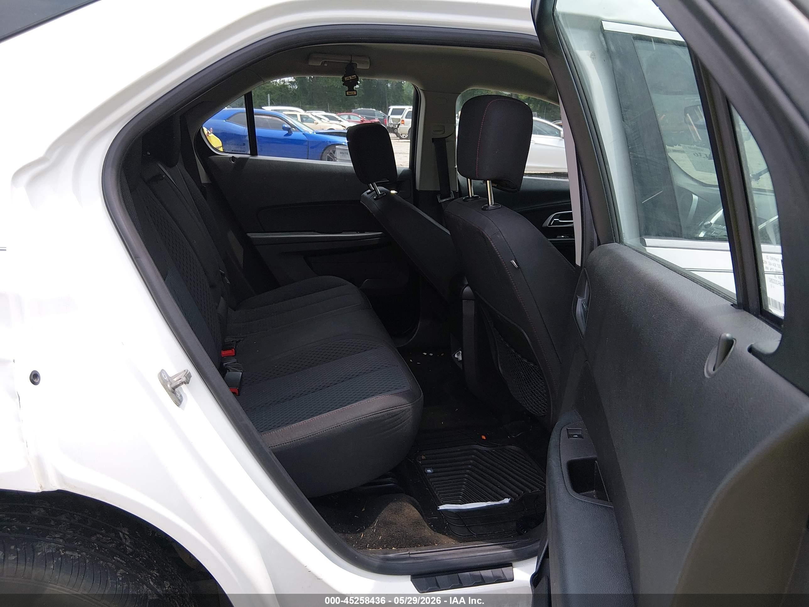 2013 Chevrolet Equinox Ls White vin: 1GNALBEK8DZ111616