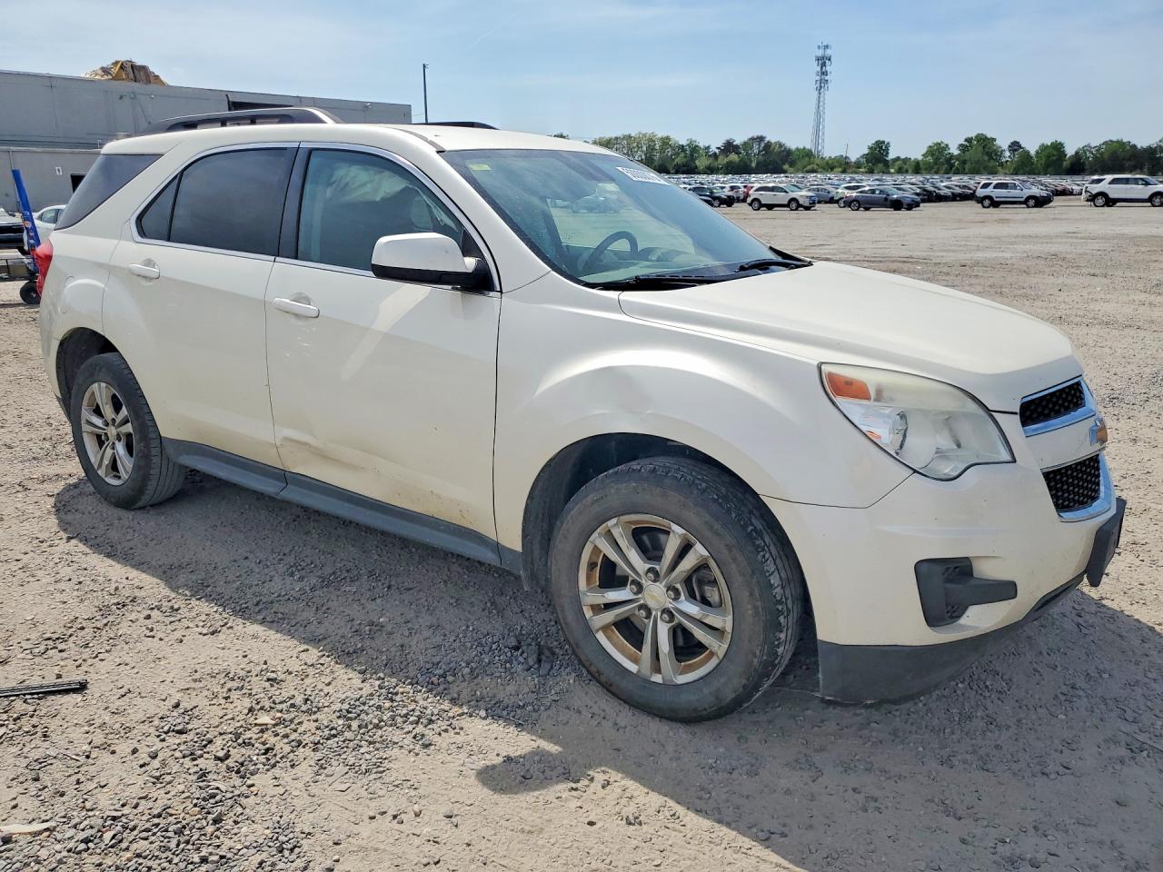 2014 Chevrolet Equinox Lt White vin: 1GNALBEK8EZ114341