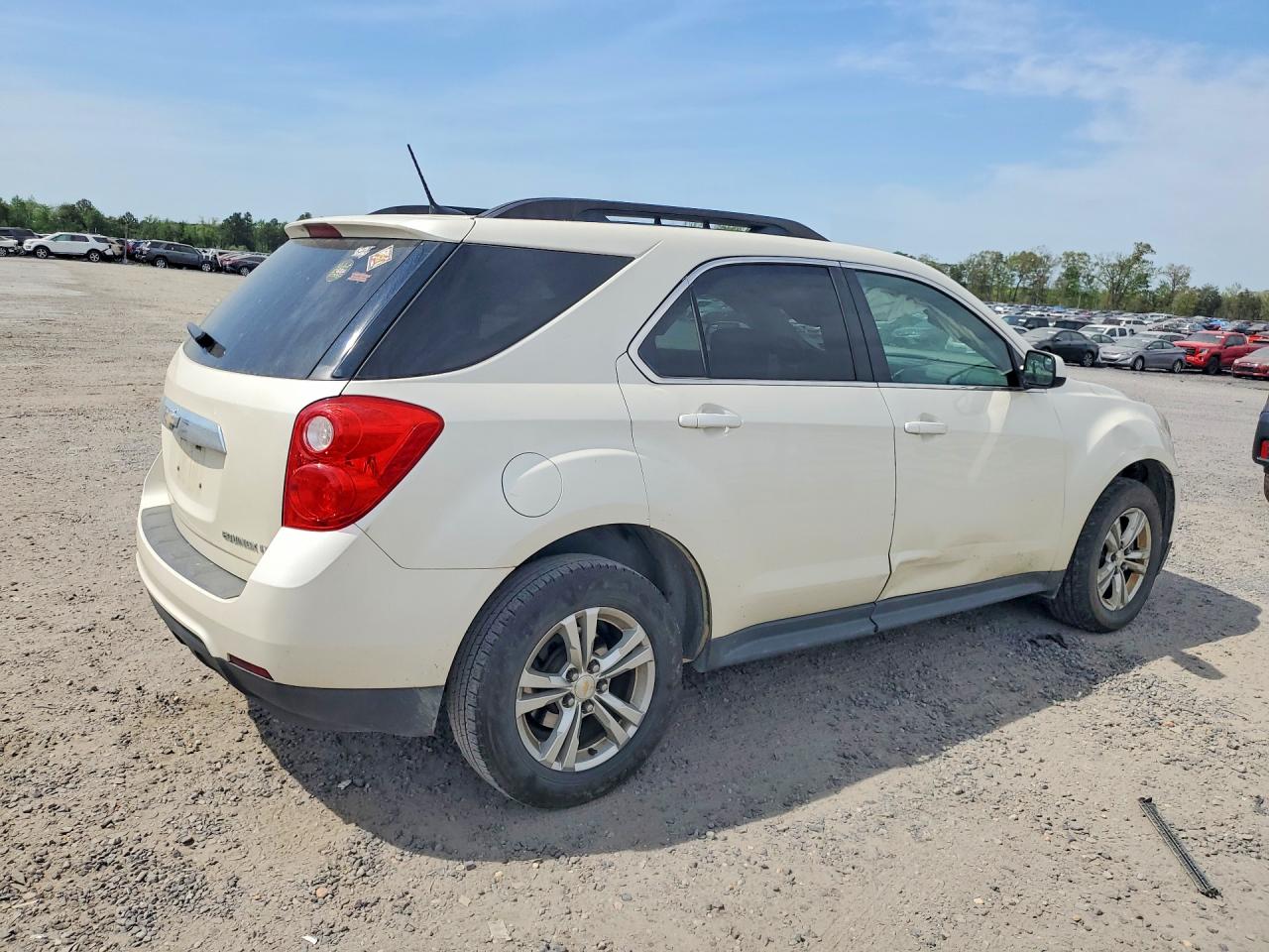 2014 Chevrolet Equinox Lt White vin: 1GNALBEK8EZ114341