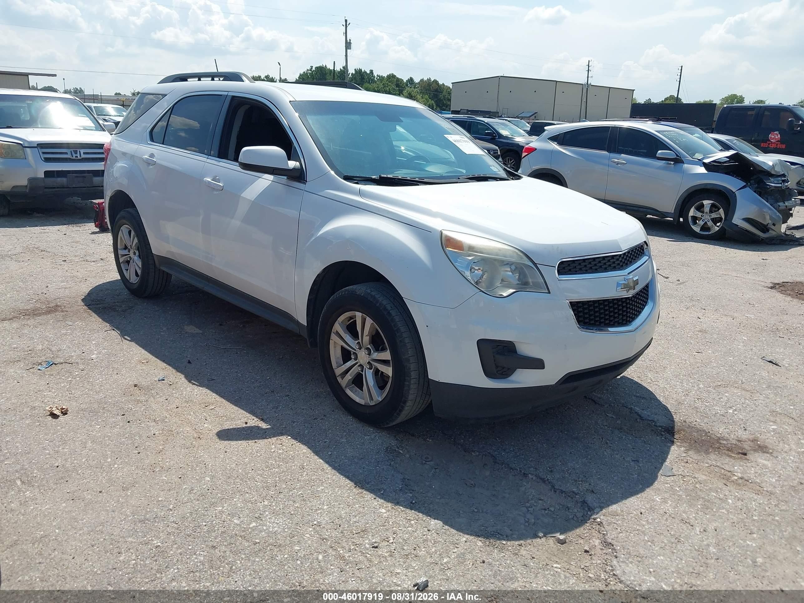 2014 Chevrolet Equinox 1lt Белый vin: 1GNALBEK8EZ123802