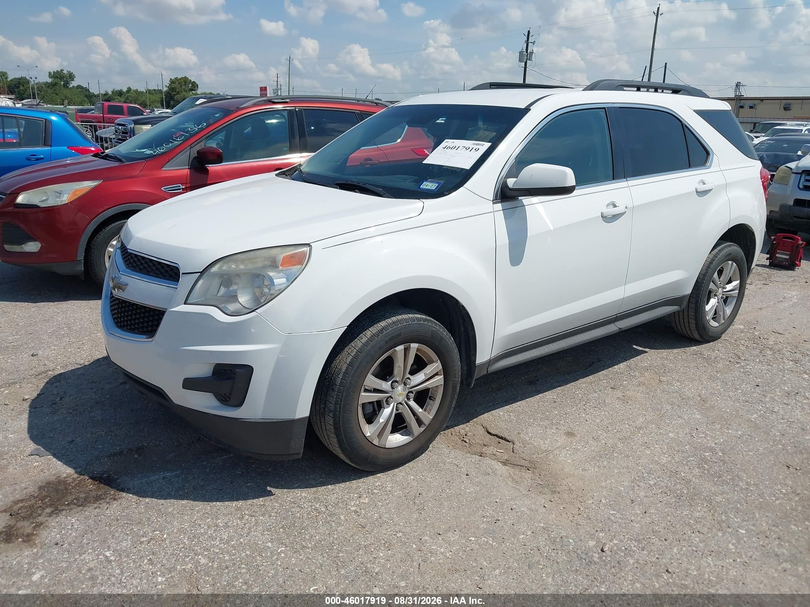 2014 Chevrolet Equinox 1lt Белый vin: 1GNALBEK8EZ123802