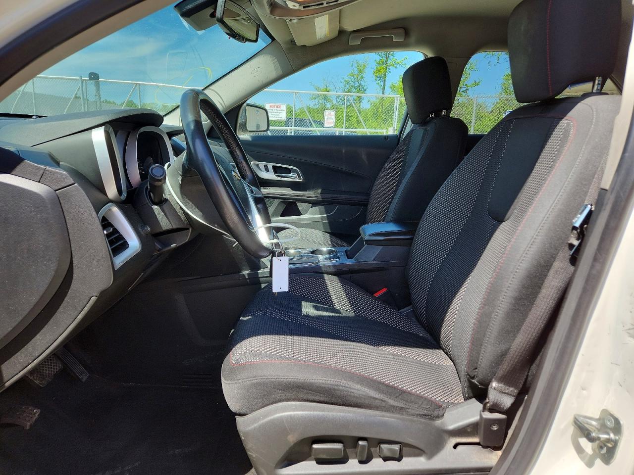 2015 Chevrolet Equinox Lt White vin: 1GNALBEK8FZ126958