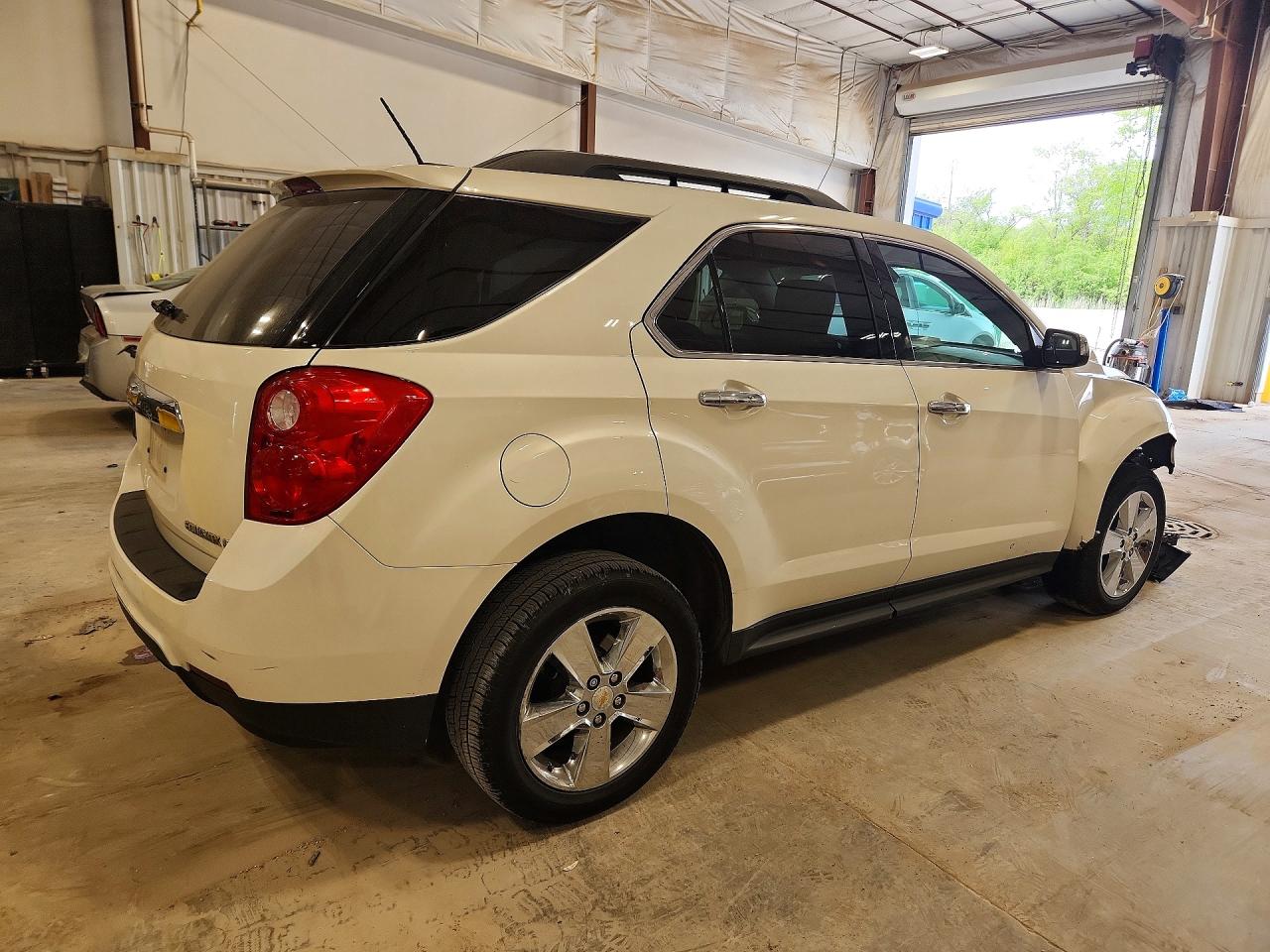 2015 Chevrolet Equinox Lt White vin: 1GNALBEK8FZ126958