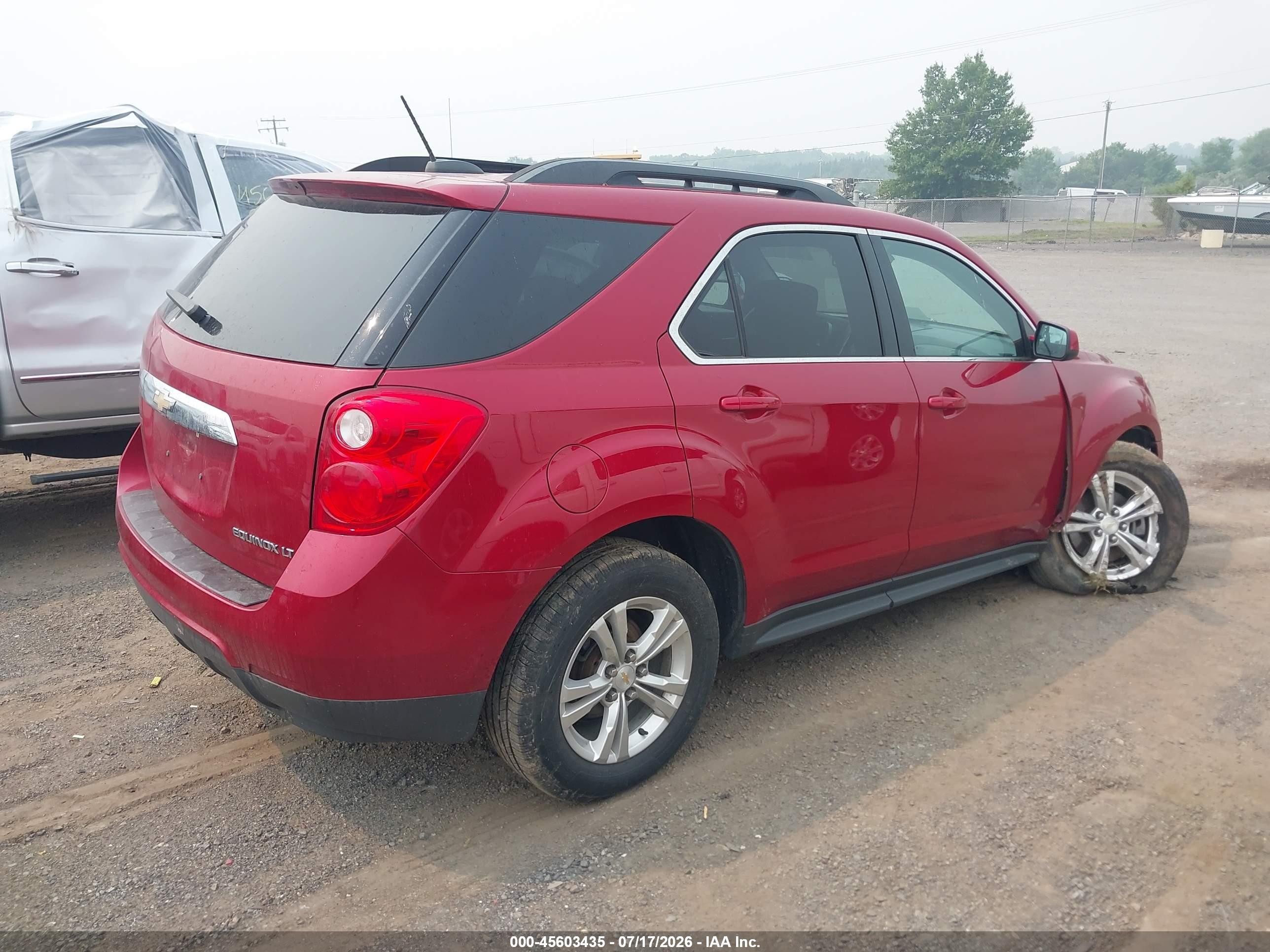 2015 Chevrolet Equinox Lt Red vin: 1GNALBEK8FZ129147