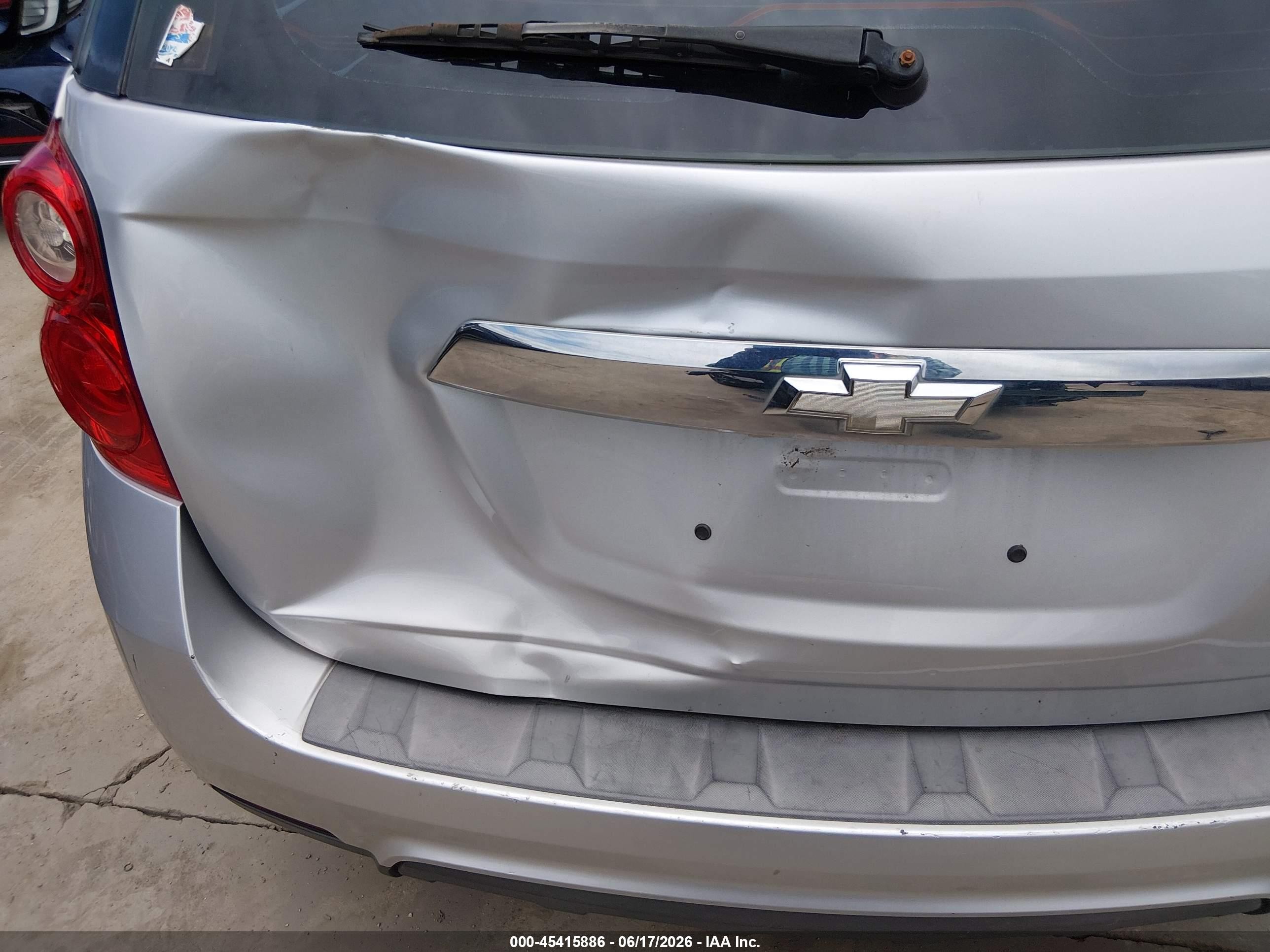 2013 Chevrolet Equinox Ls Silver vin: 1GNALBEK9DZ124777