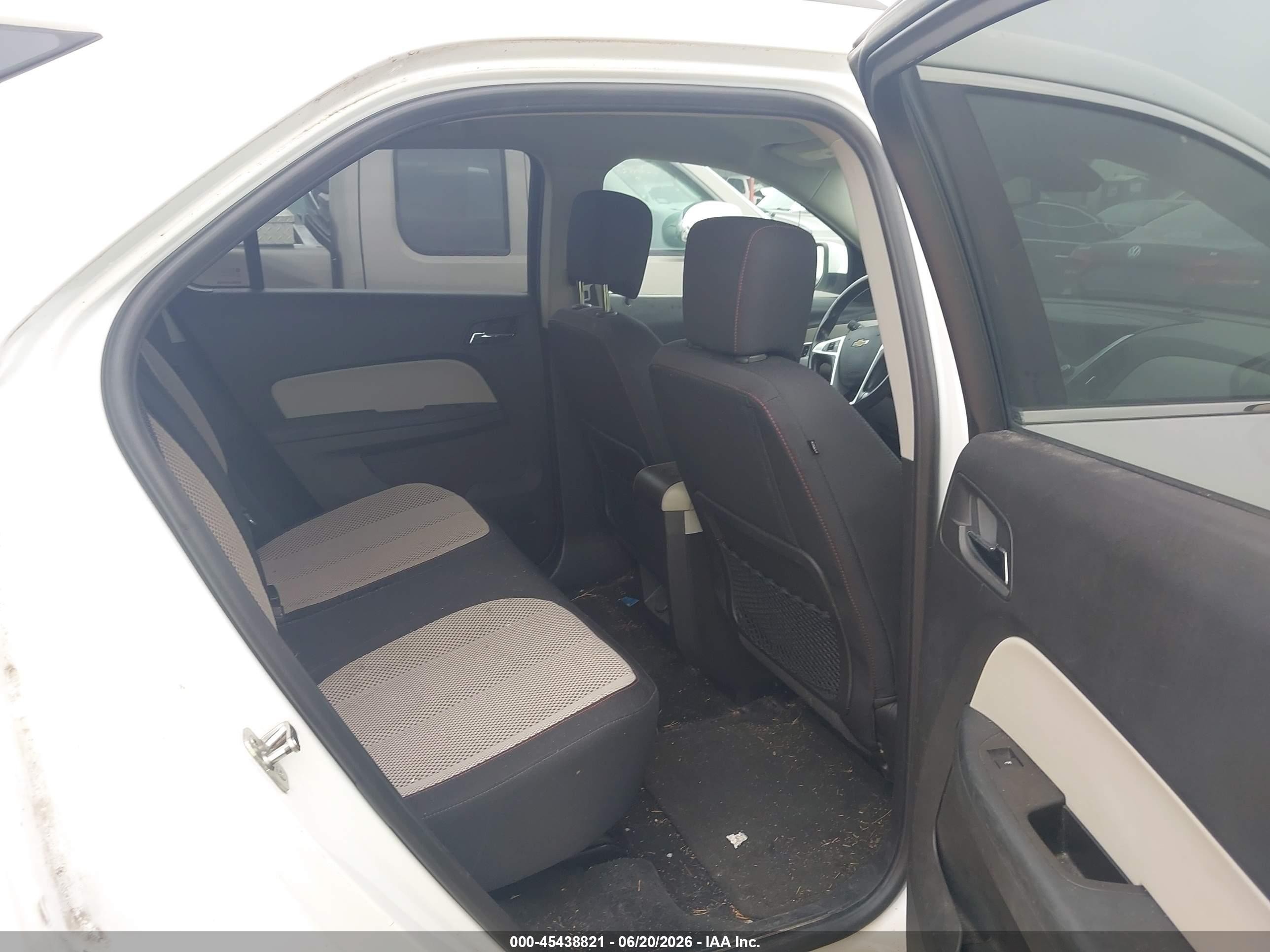 2015 Chevrolet Equinox Lt White vin: 1GNALBEK9FZ100921