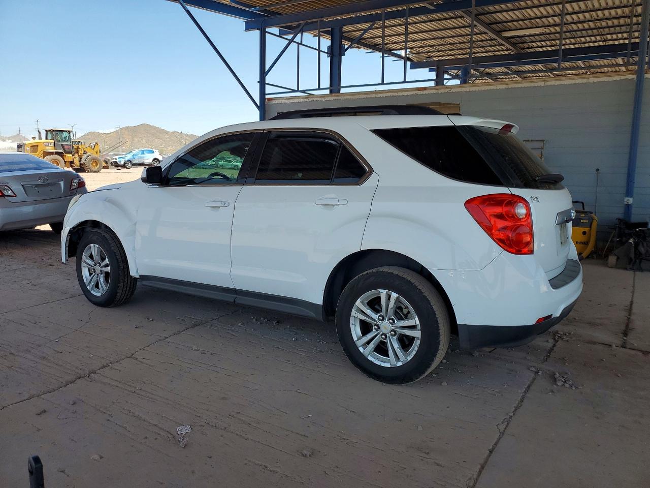 2015 Chevrolet Equinox Lt White vin: 1GNALBEK9FZ102023