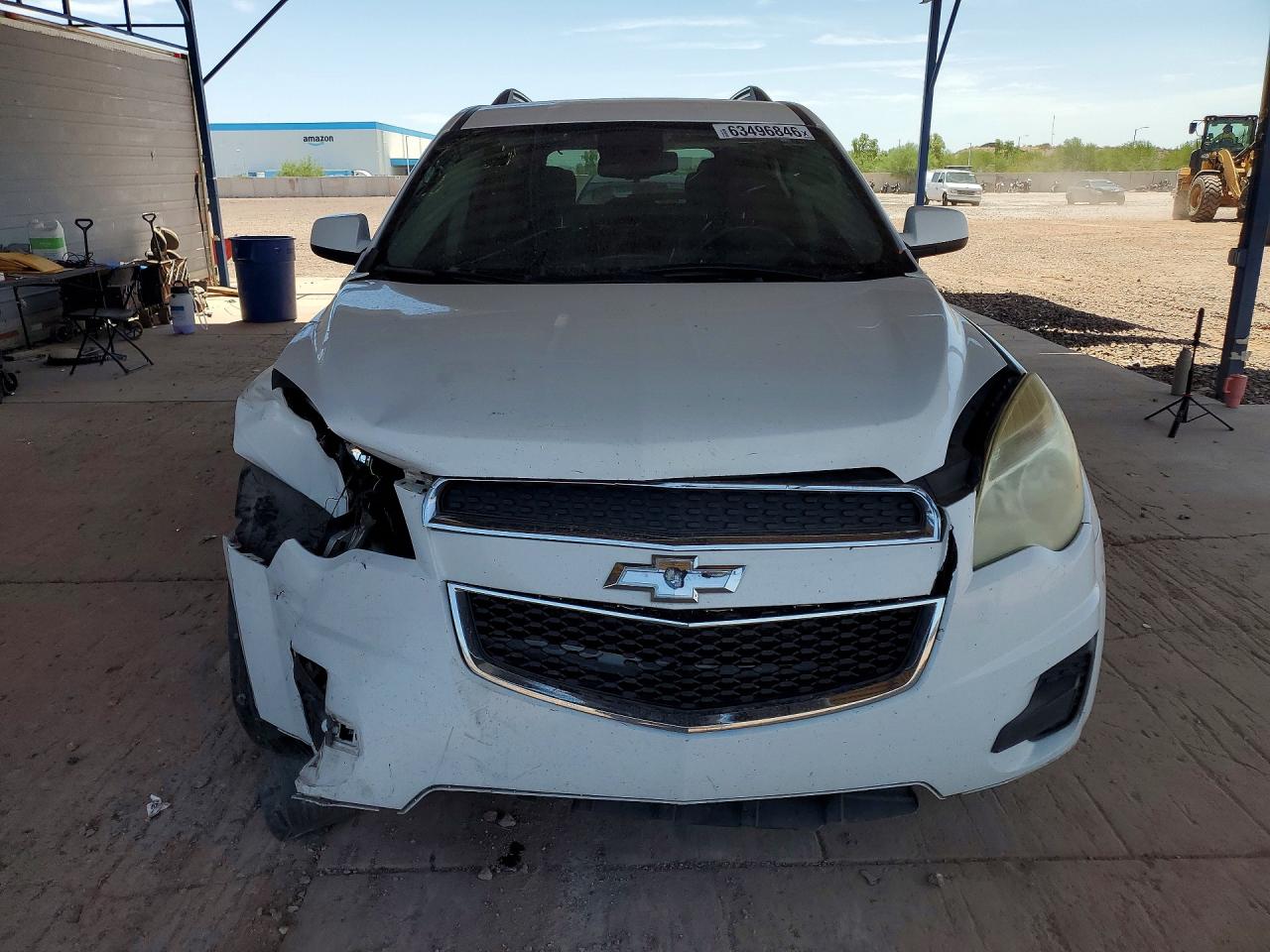 2015 Chevrolet Equinox Lt White vin: 1GNALBEK9FZ102023