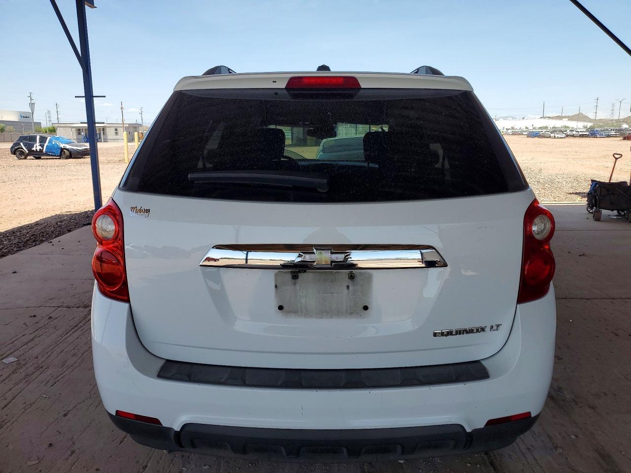 2015 Chevrolet Equinox Lt White vin: 1GNALBEK9FZ102023