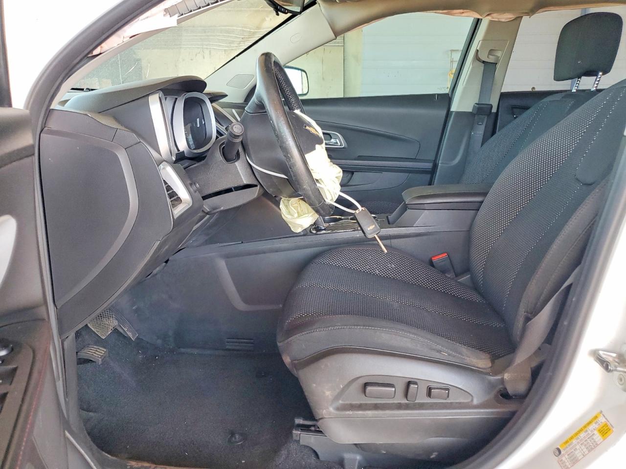 2015 Chevrolet Equinox Lt White vin: 1GNALBEK9FZ102023