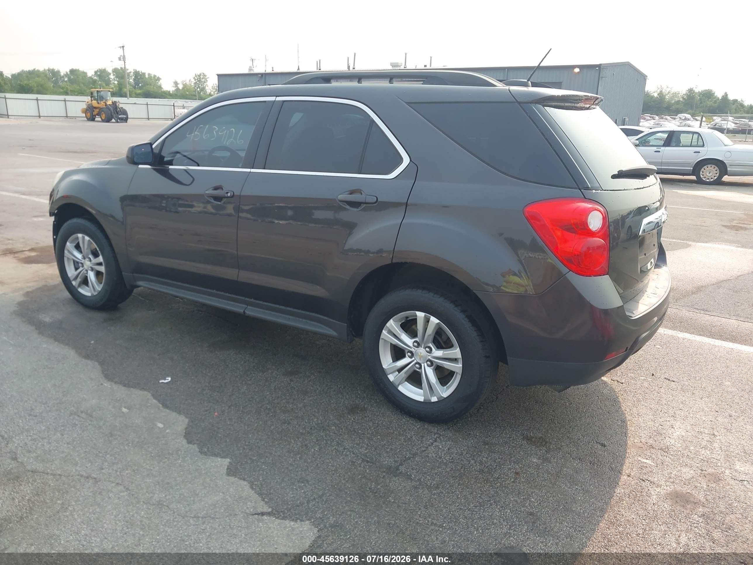 2015 Chevrolet Equinox Lt Серый vin: 1GNALBEK9FZ108579