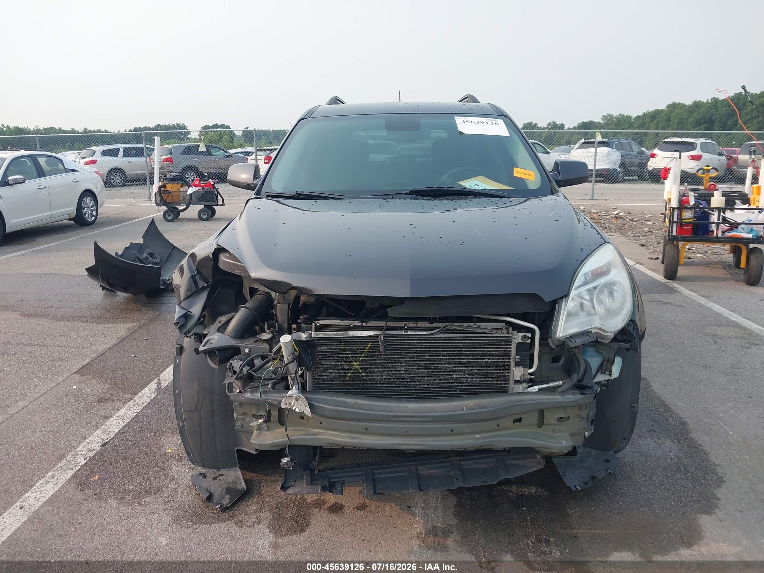 2015 Chevrolet Equinox Lt Серый vin: 1GNALBEK9FZ108579