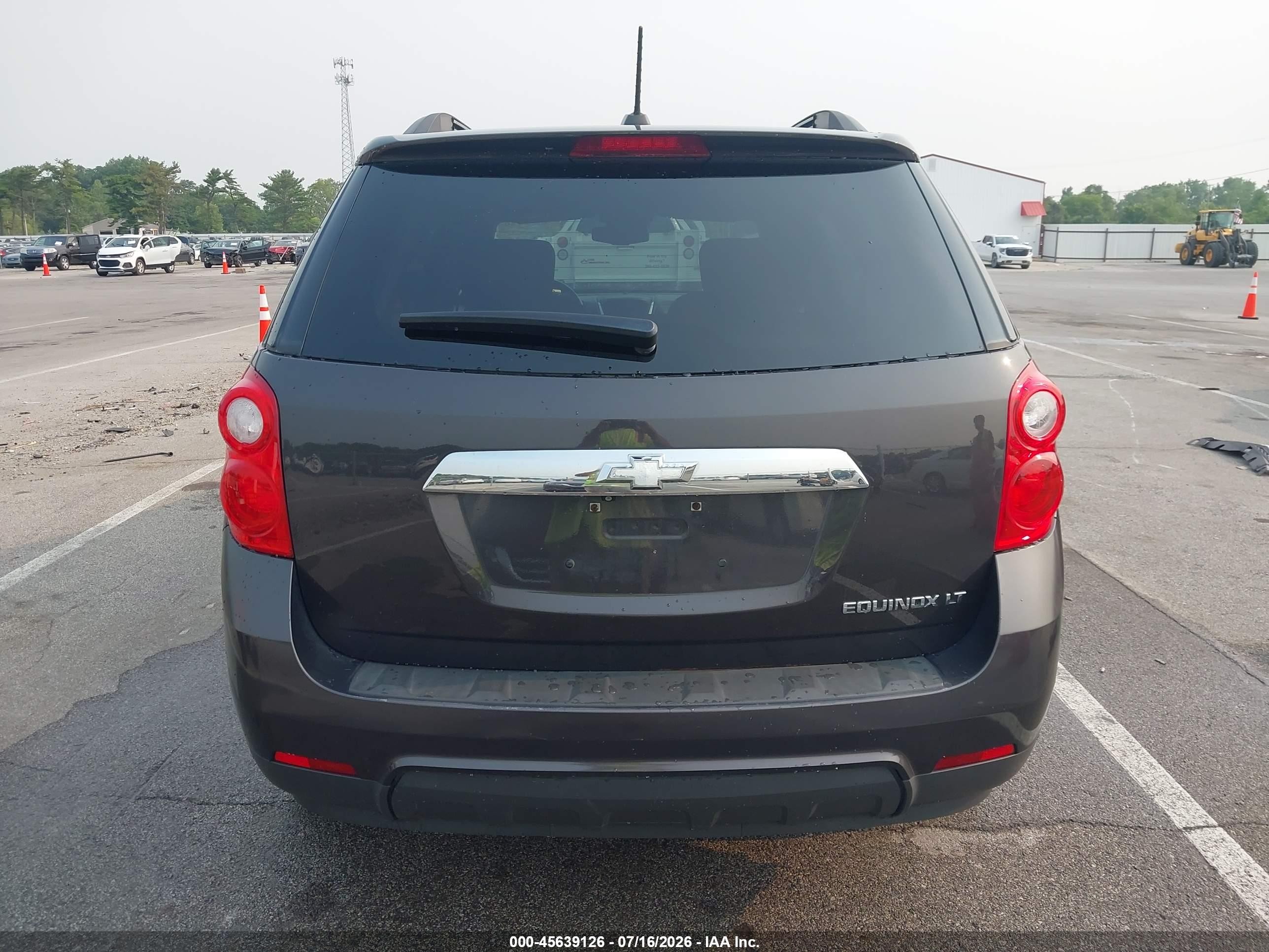 2015 Chevrolet Equinox Lt Серый vin: 1GNALBEK9FZ108579