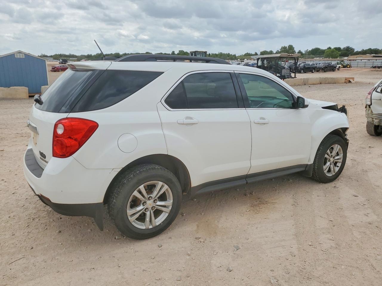 2015 Chevrolet Equinox Lt White vin: 1GNALBEK9FZ110980