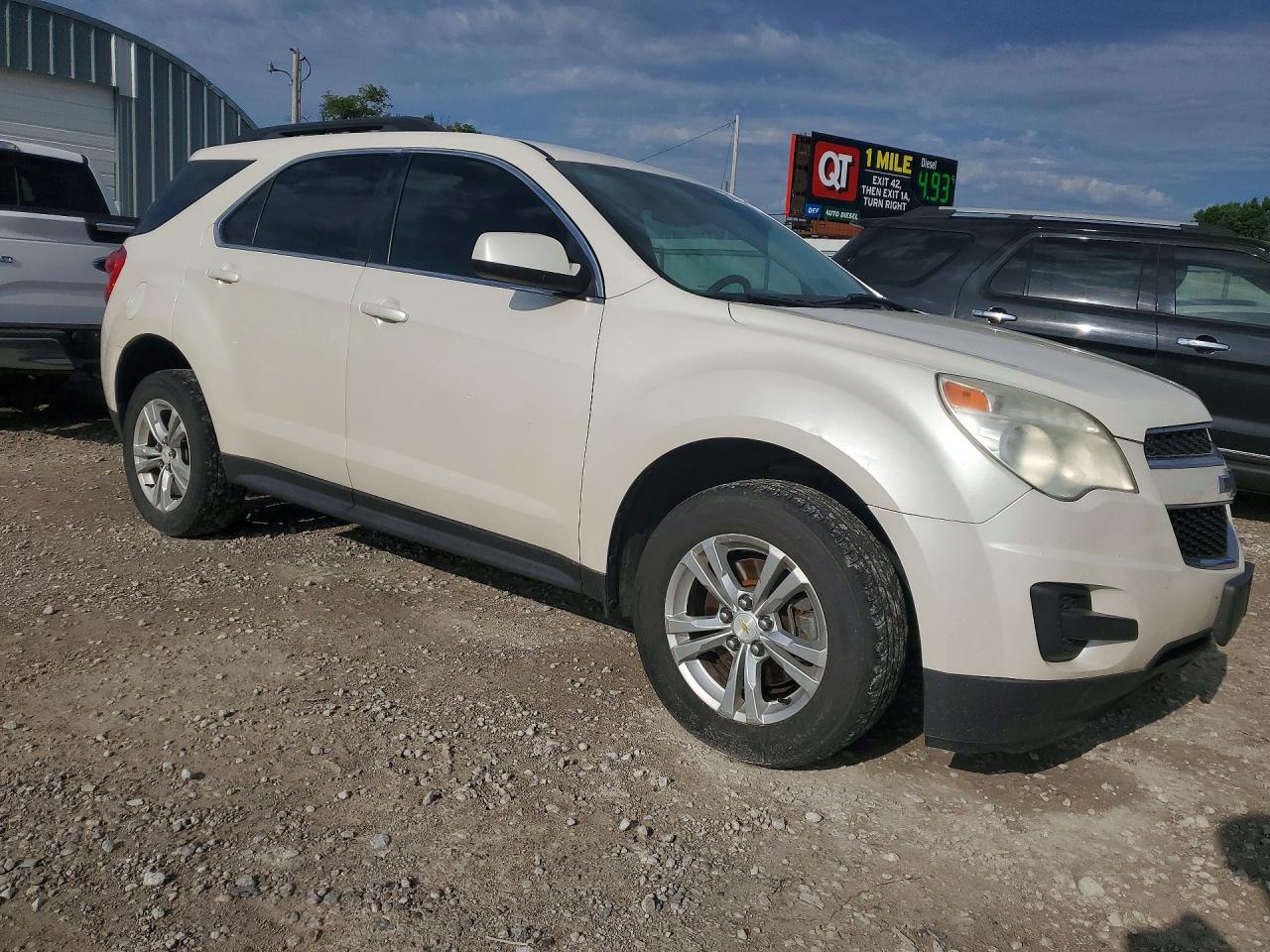 2015 Chevrolet Equinox Lt White vin: 1GNALBEK9FZ124538