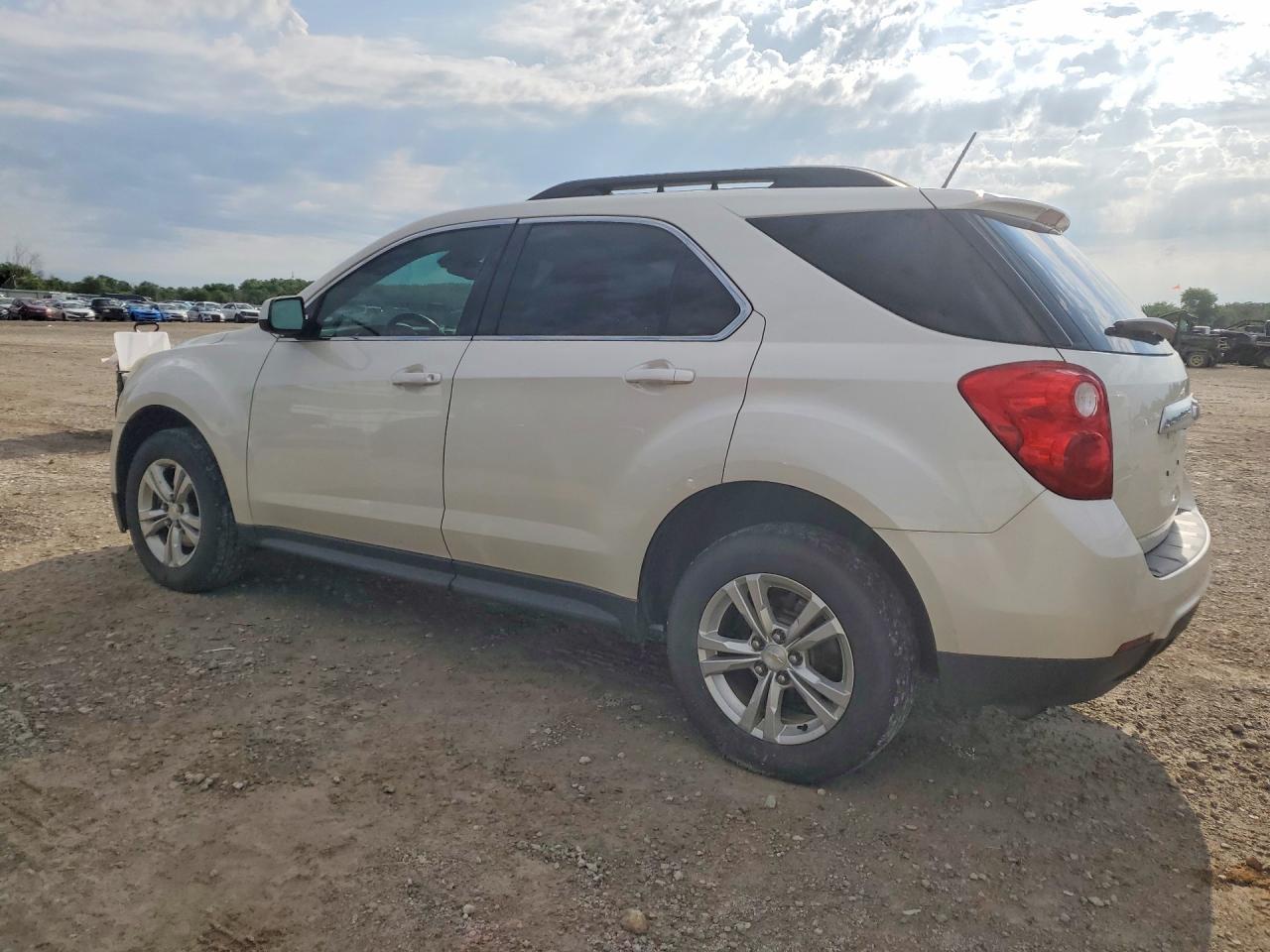 2015 Chevrolet Equinox Lt White vin: 1GNALBEK9FZ124538
