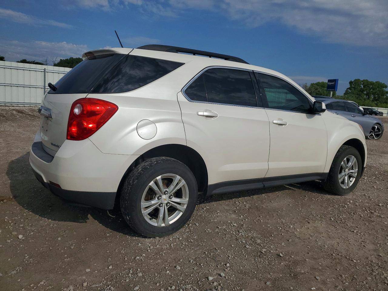 2015 Chevrolet Equinox Lt White vin: 1GNALBEK9FZ124538