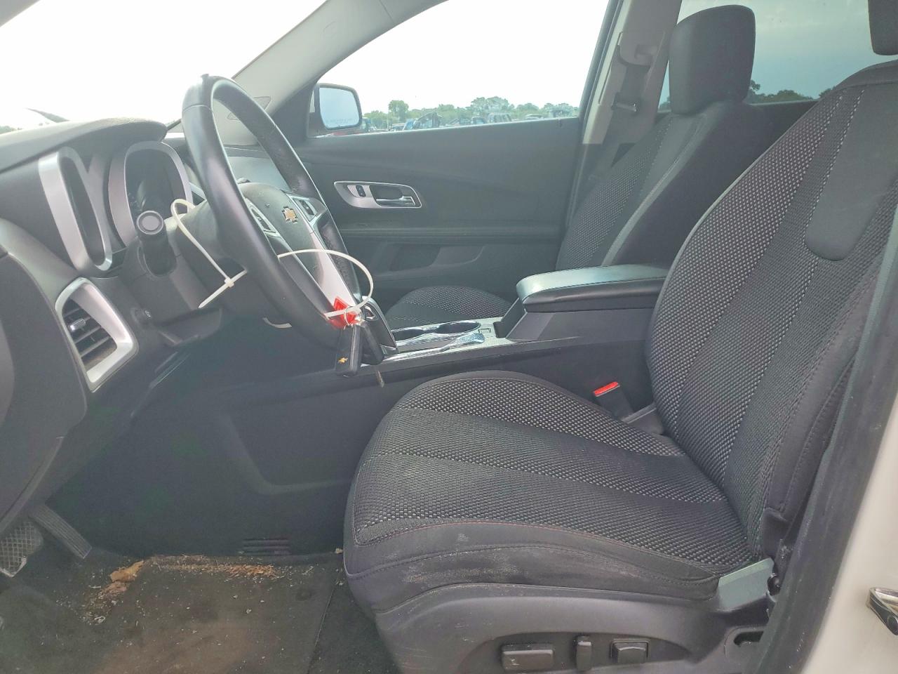2015 Chevrolet Equinox Lt White vin: 1GNALBEK9FZ124538